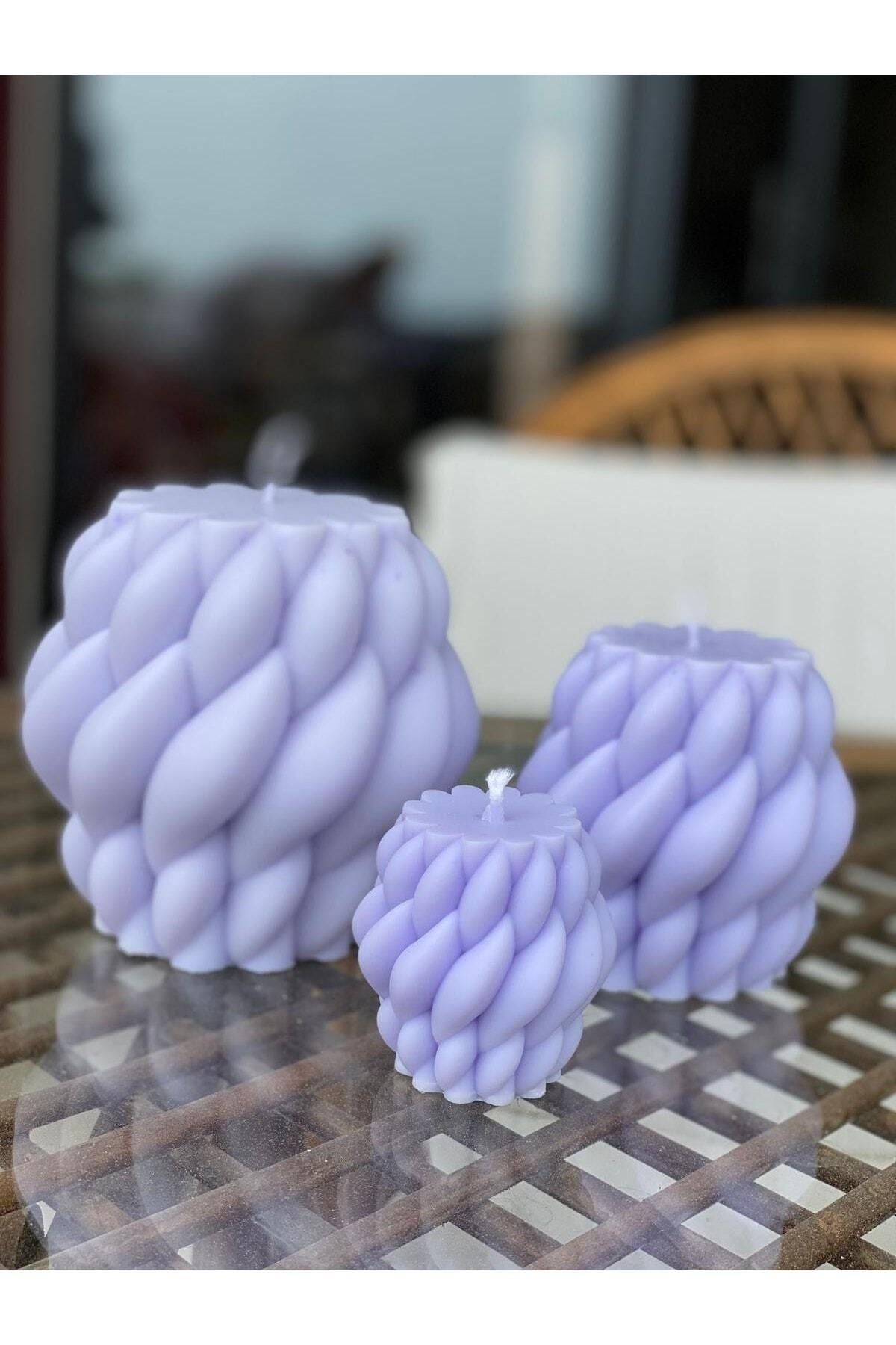 Nunu's Light Lila Sarmal 3 'lü Mum Seti