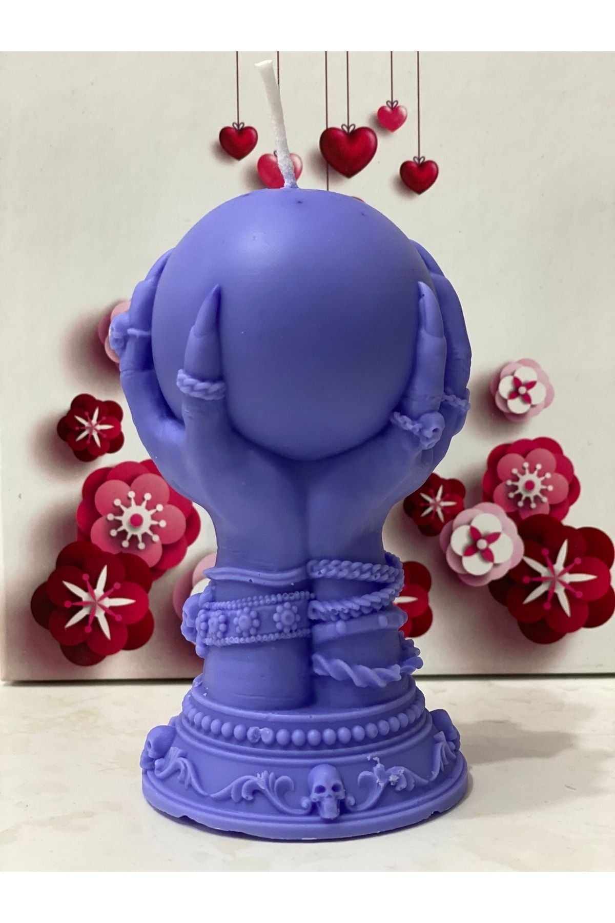 Nunu's Light Mor Küre Mum