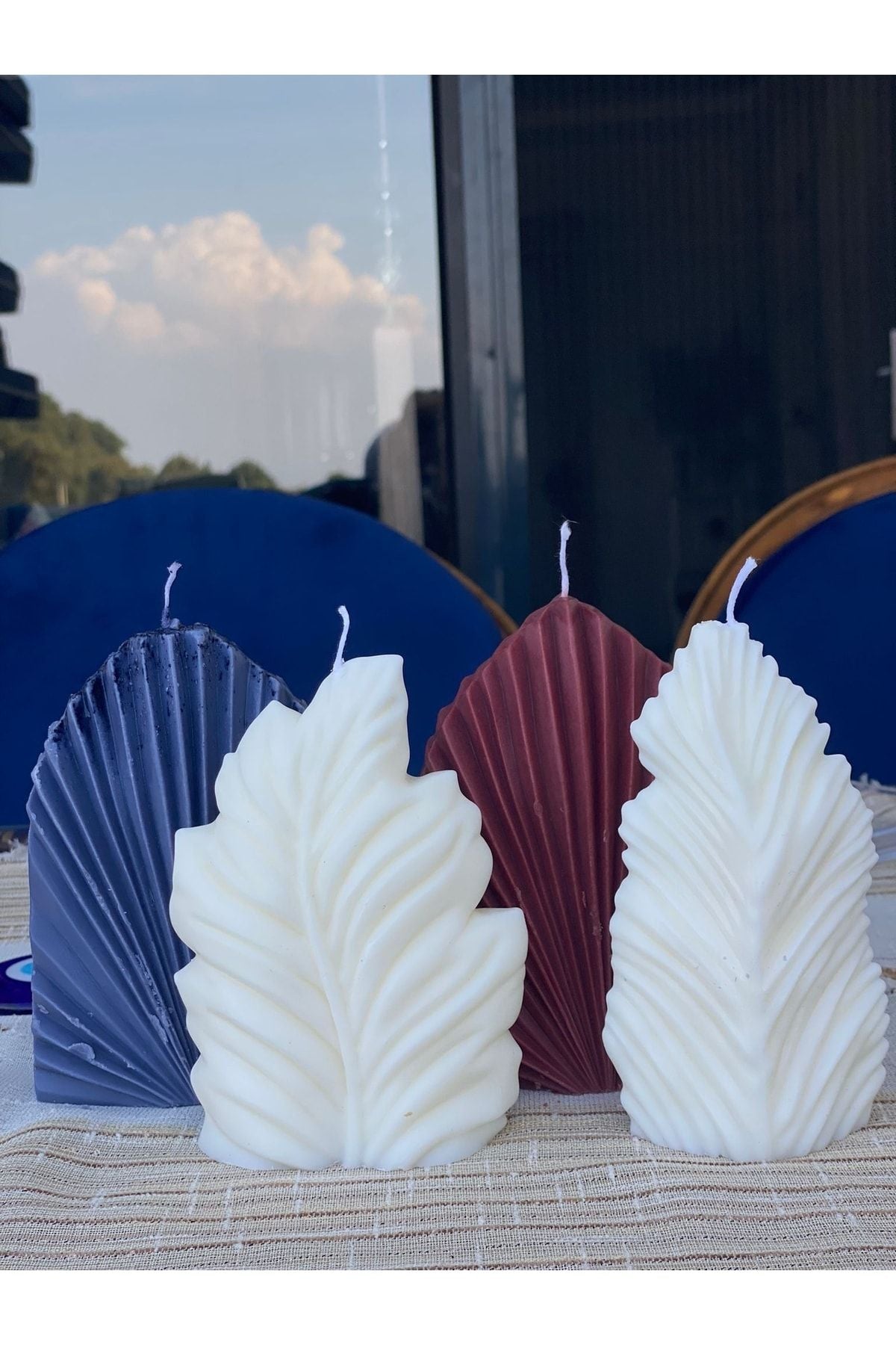 Nunu's Light Tropikal Aðaç Mum Seti 4'lü