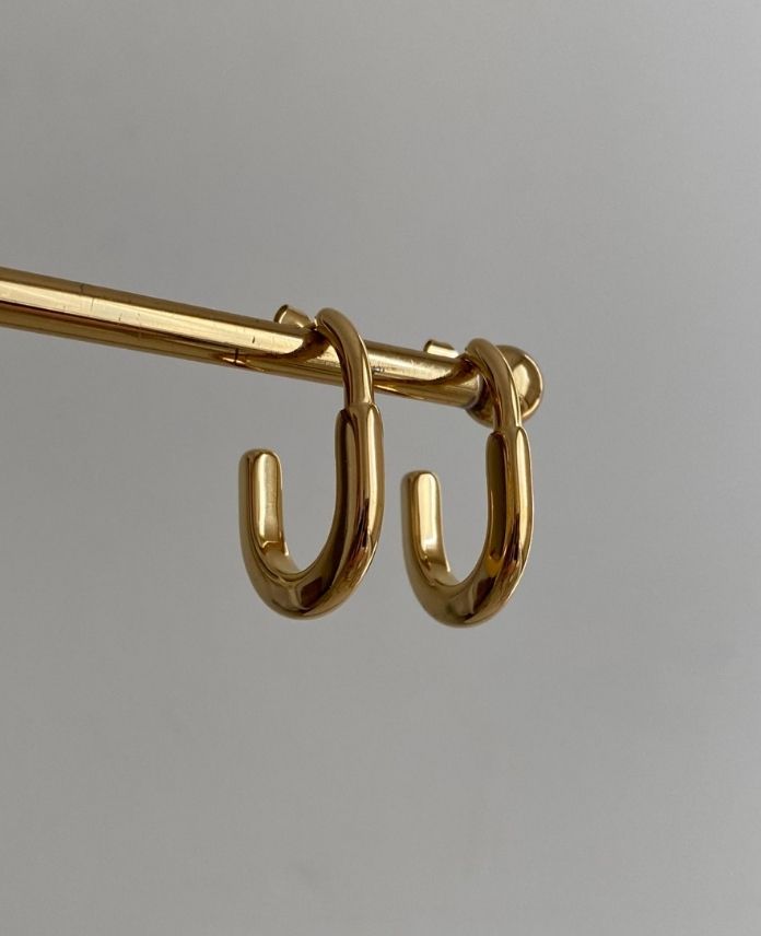 Çelik Tffny İğneli Multi Küpe Gold