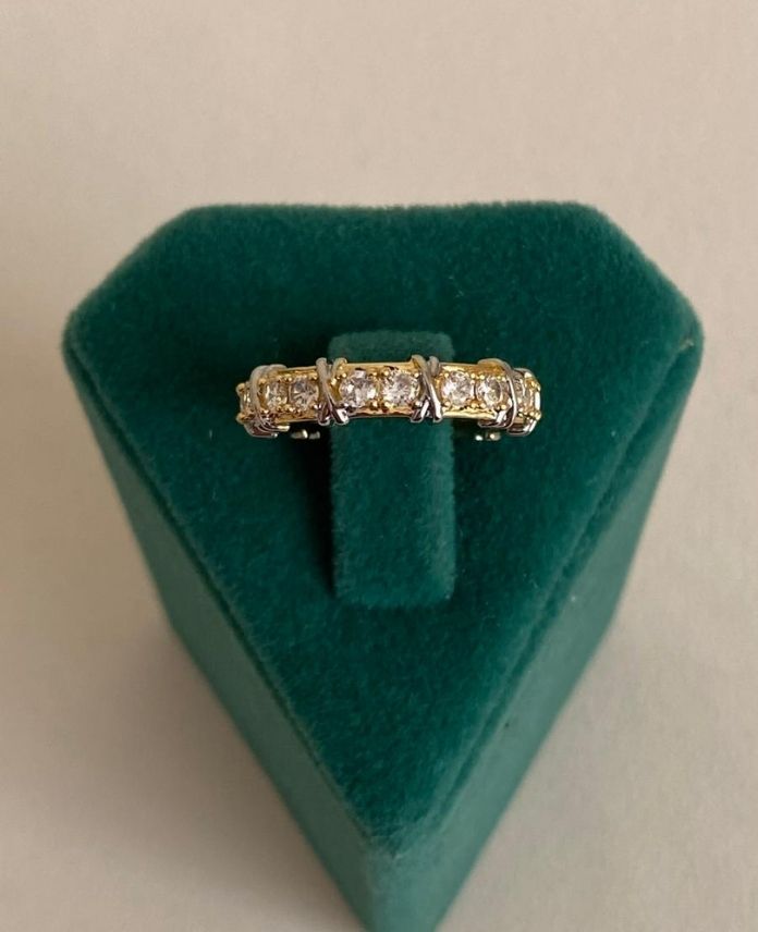 Çelik Gold Xox Ayarlamalı Yüzük