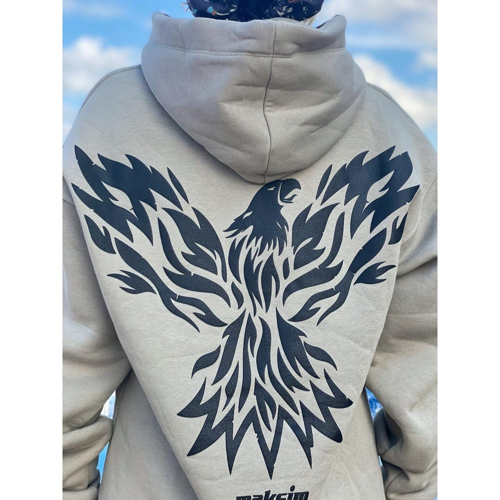 Bej Unisex Phoenix Oversize Sweatshirt