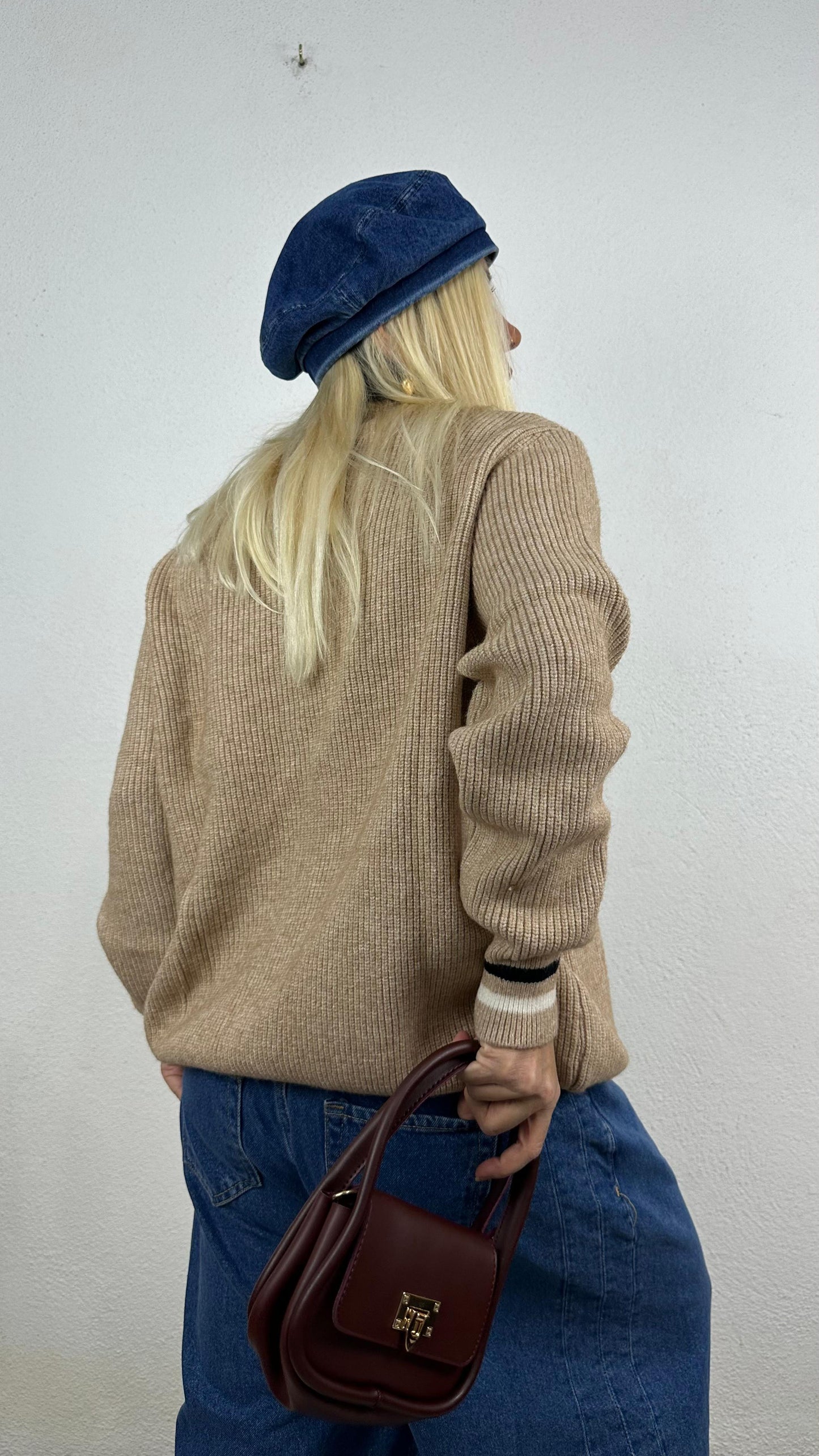 NuNu By Luxe Knit Camel Hırka