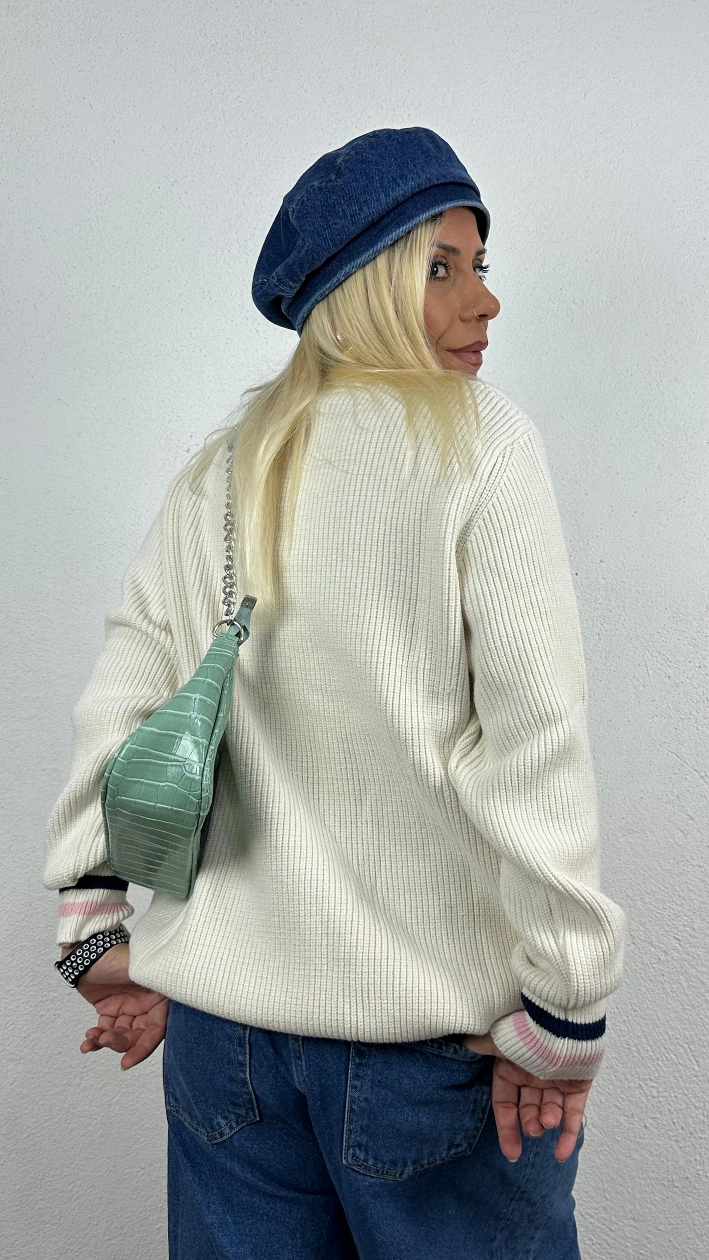 NuNu By Luxe Knit Ekru Hırka