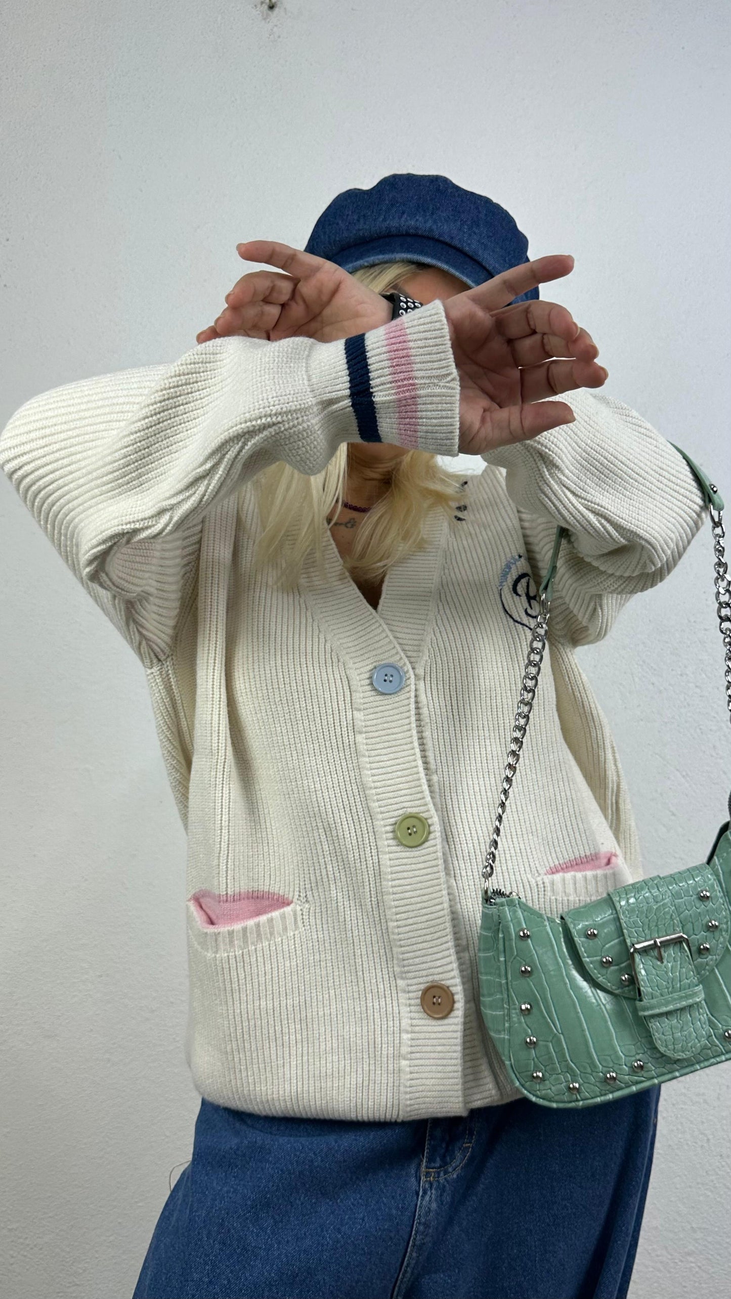 NuNu By Luxe Knit Ekru Hırka