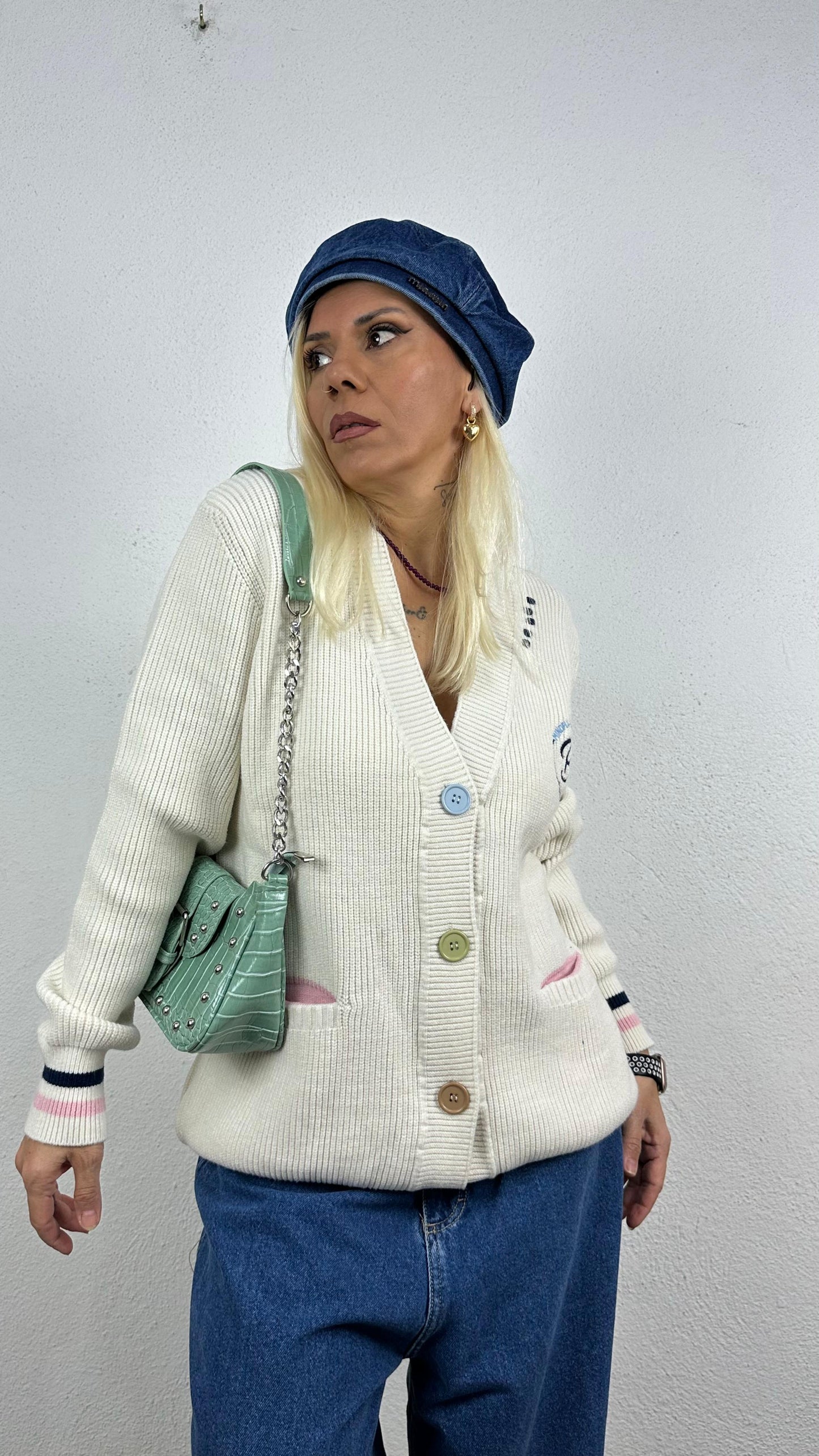 NuNu By Luxe Knit Ekru Hırka