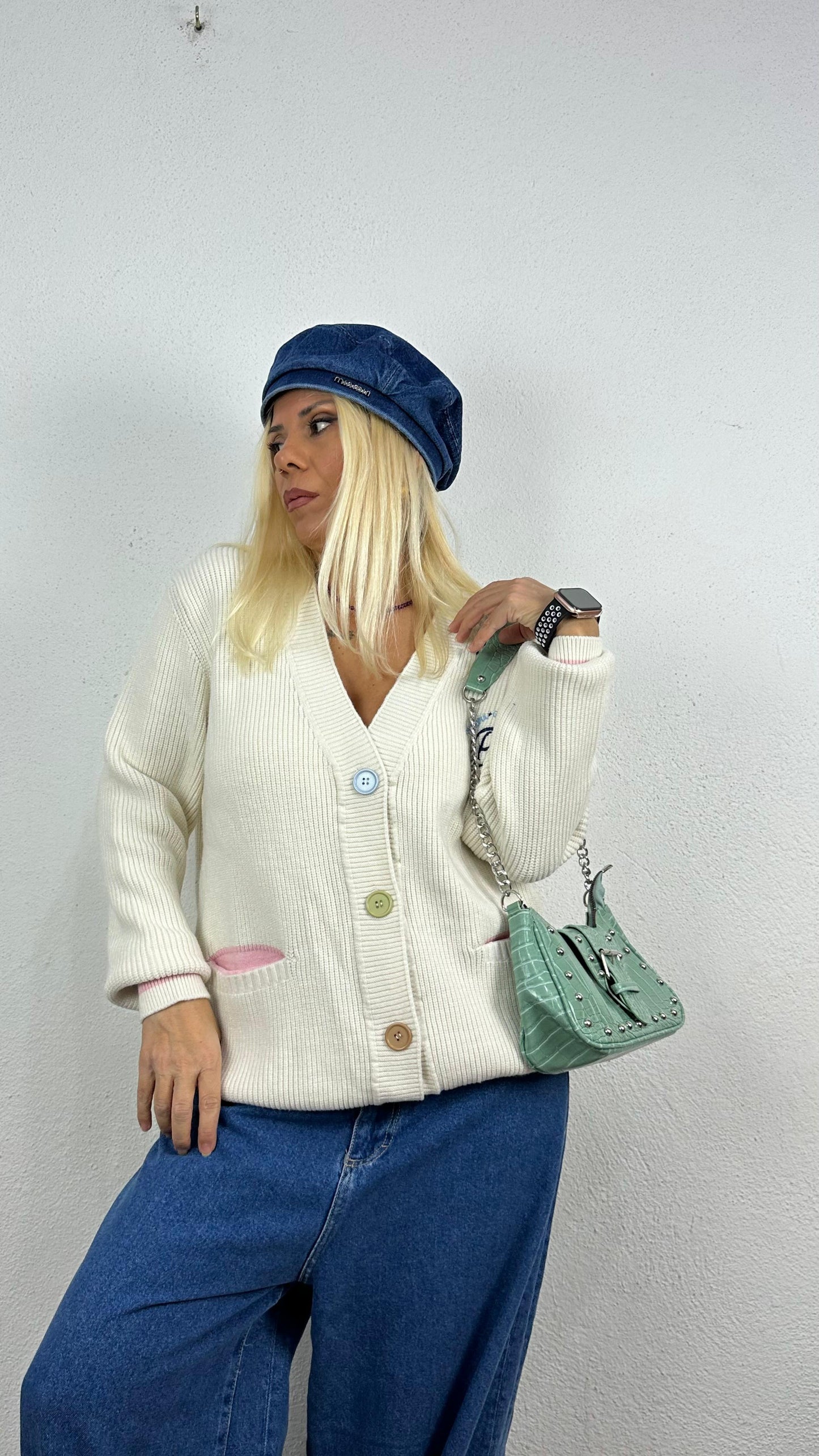 NuNu By Luxe Knit Ekru Hırka