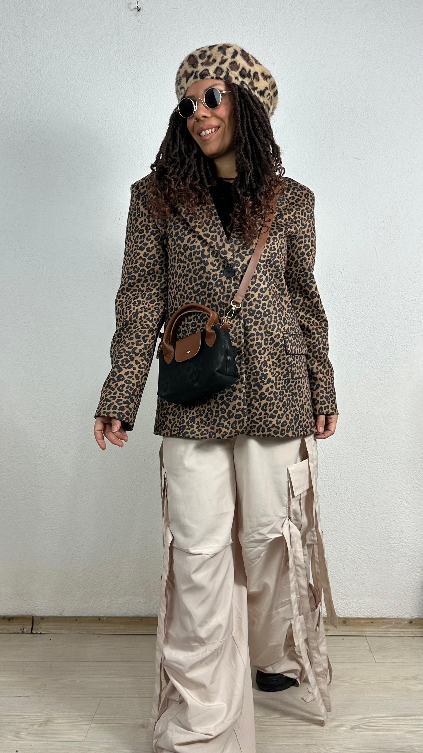 Nunu By Sapphire Siyah Özel Dokulu Mini Çanta