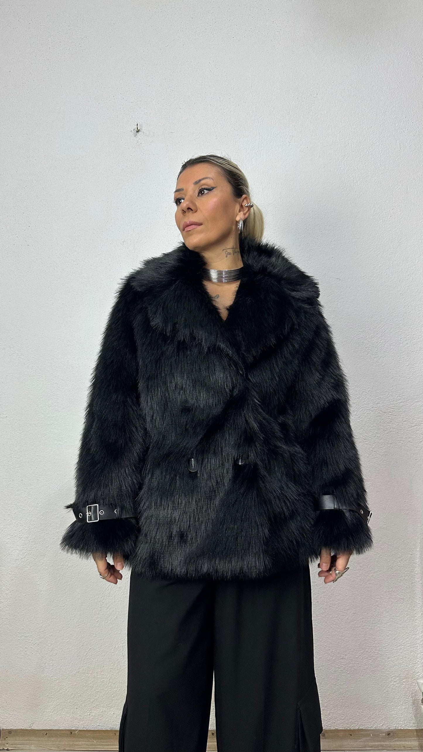 Nunu By Siyah Premium Suni Kürk