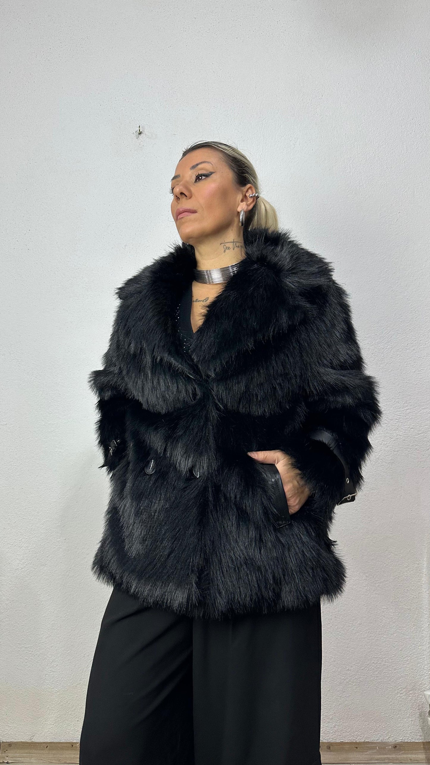 Nunu By Siyah Premium Suni Kürk