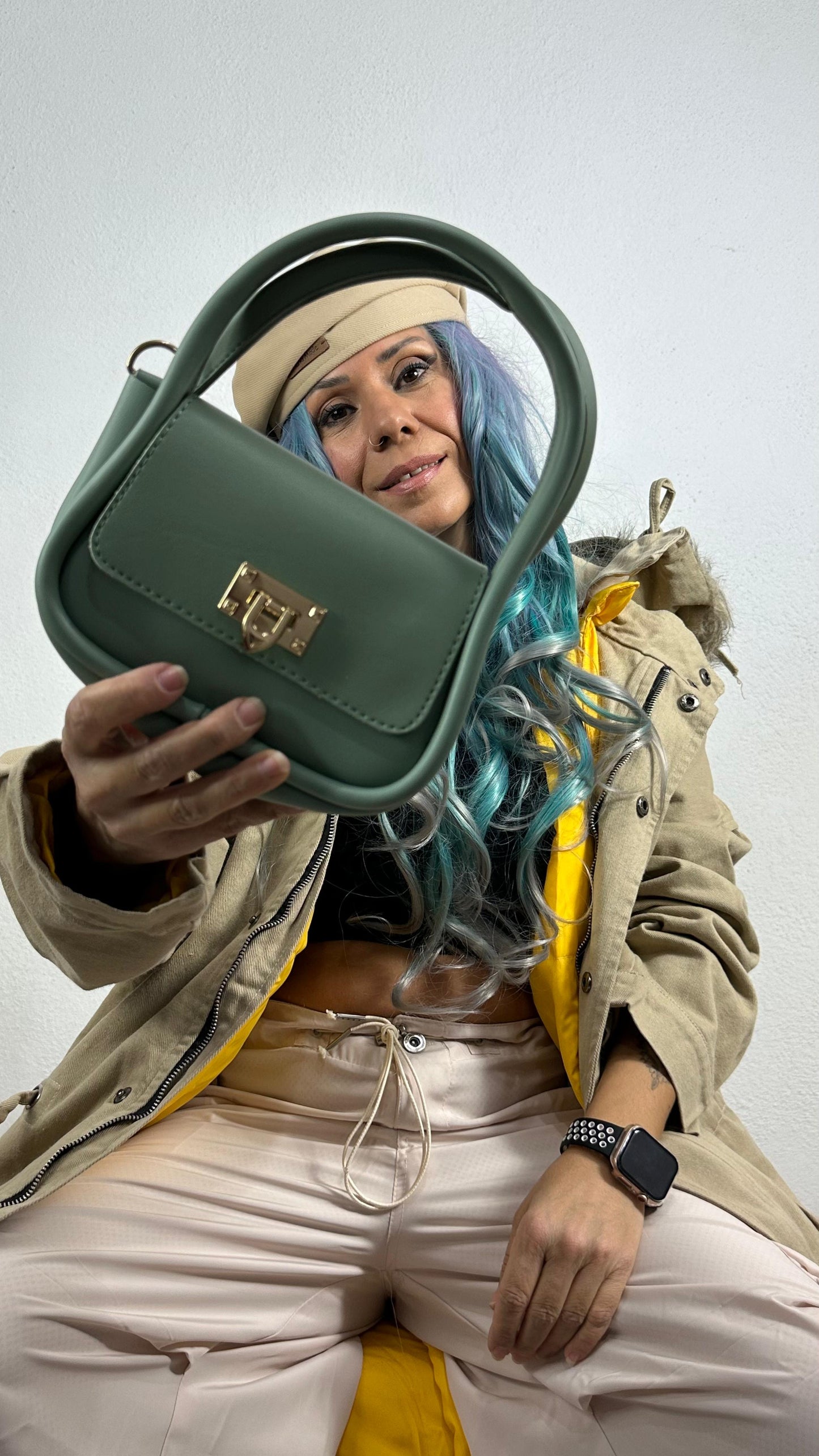 Nunu By Stellar Chic Su Yeşili Mini Çanta