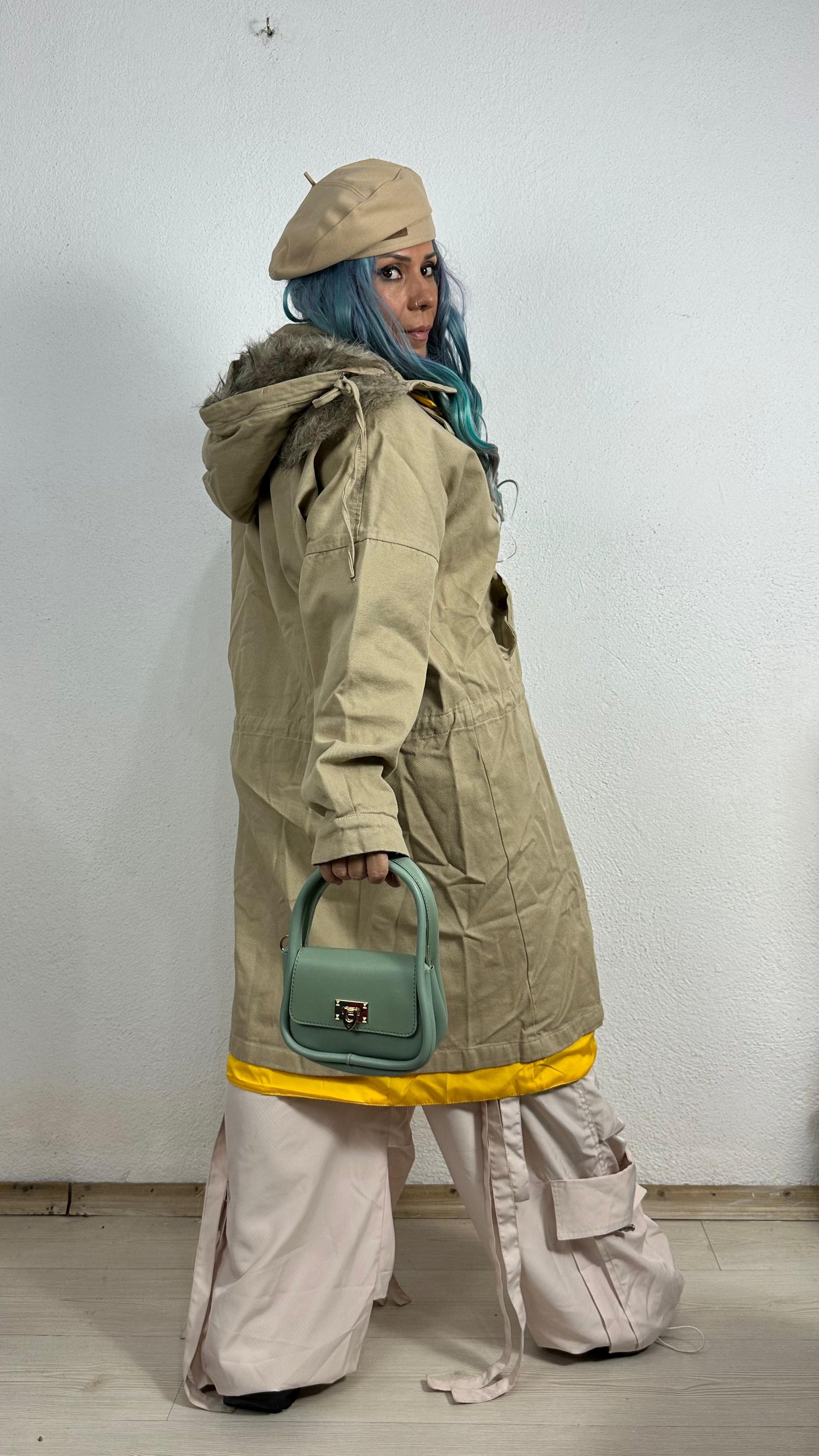 Nunu By Stellar Chic Su Yeşili Mini Çanta