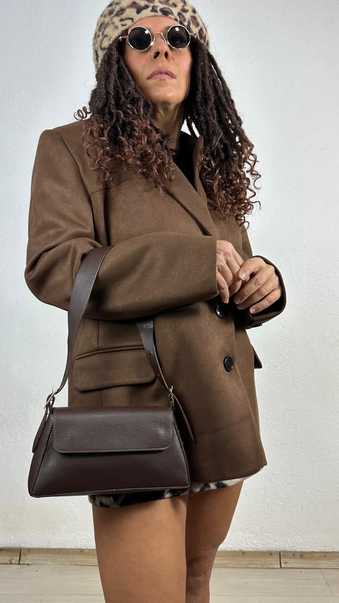 Nunu By Urban Grace Kahverengi Baget Çanta