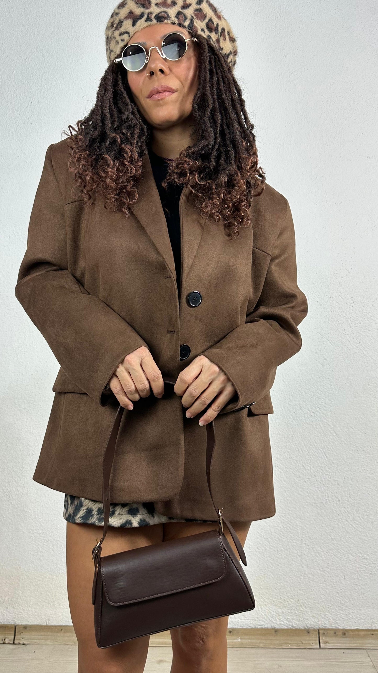 Nunu By Urban Grace Kahverengi Baget Çanta