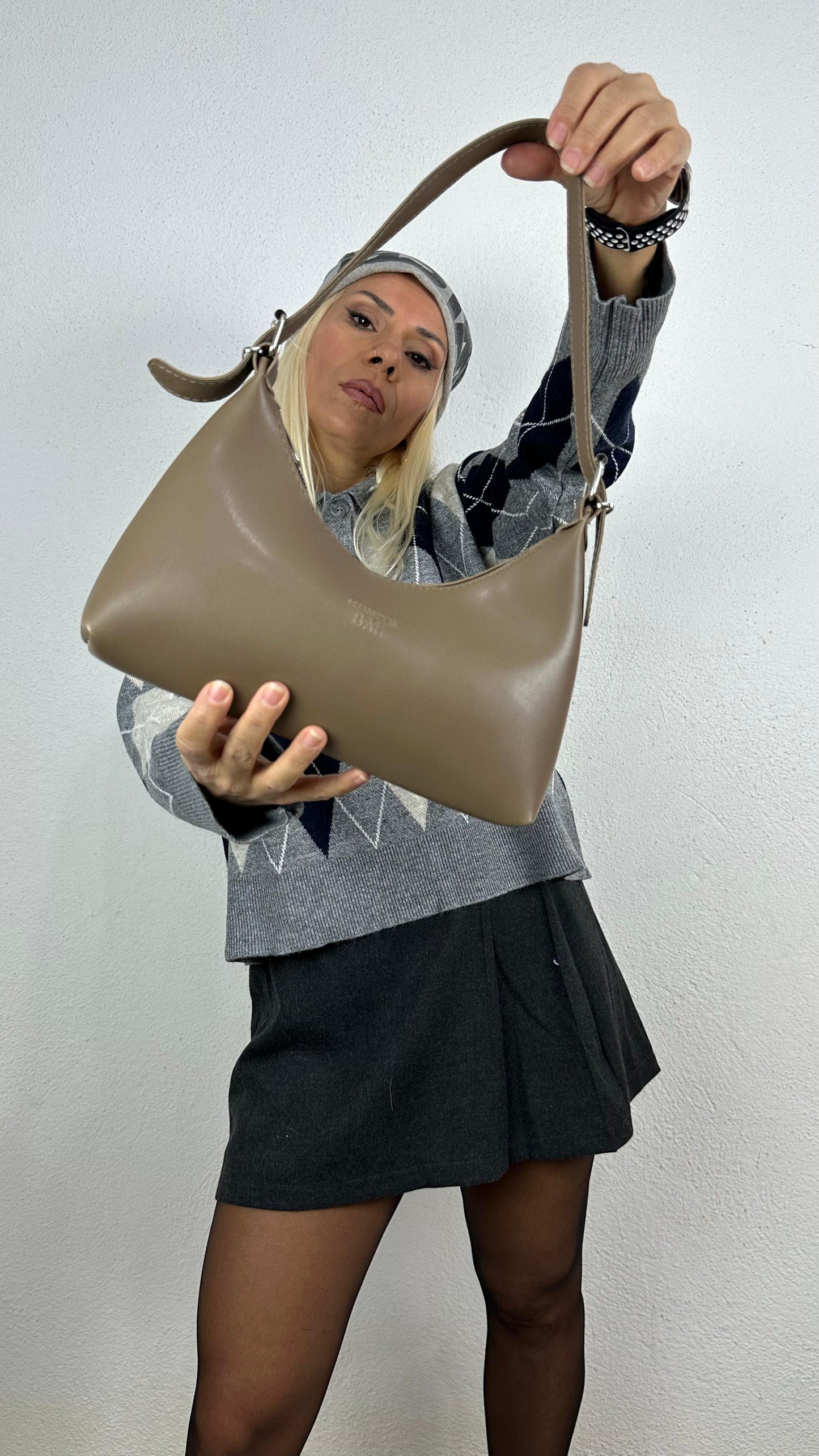 Nunu By Velvet Allure Bag Accessories Bej Baget Çanta
