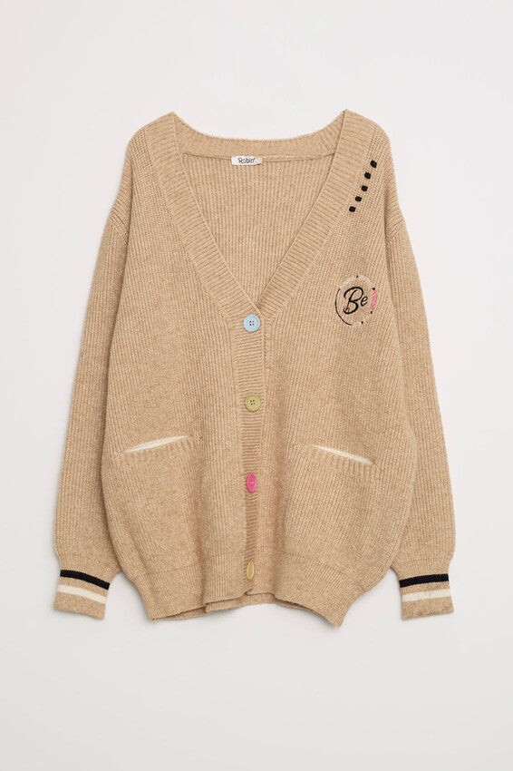 NuNu By Luxe Knit Camel Hırka