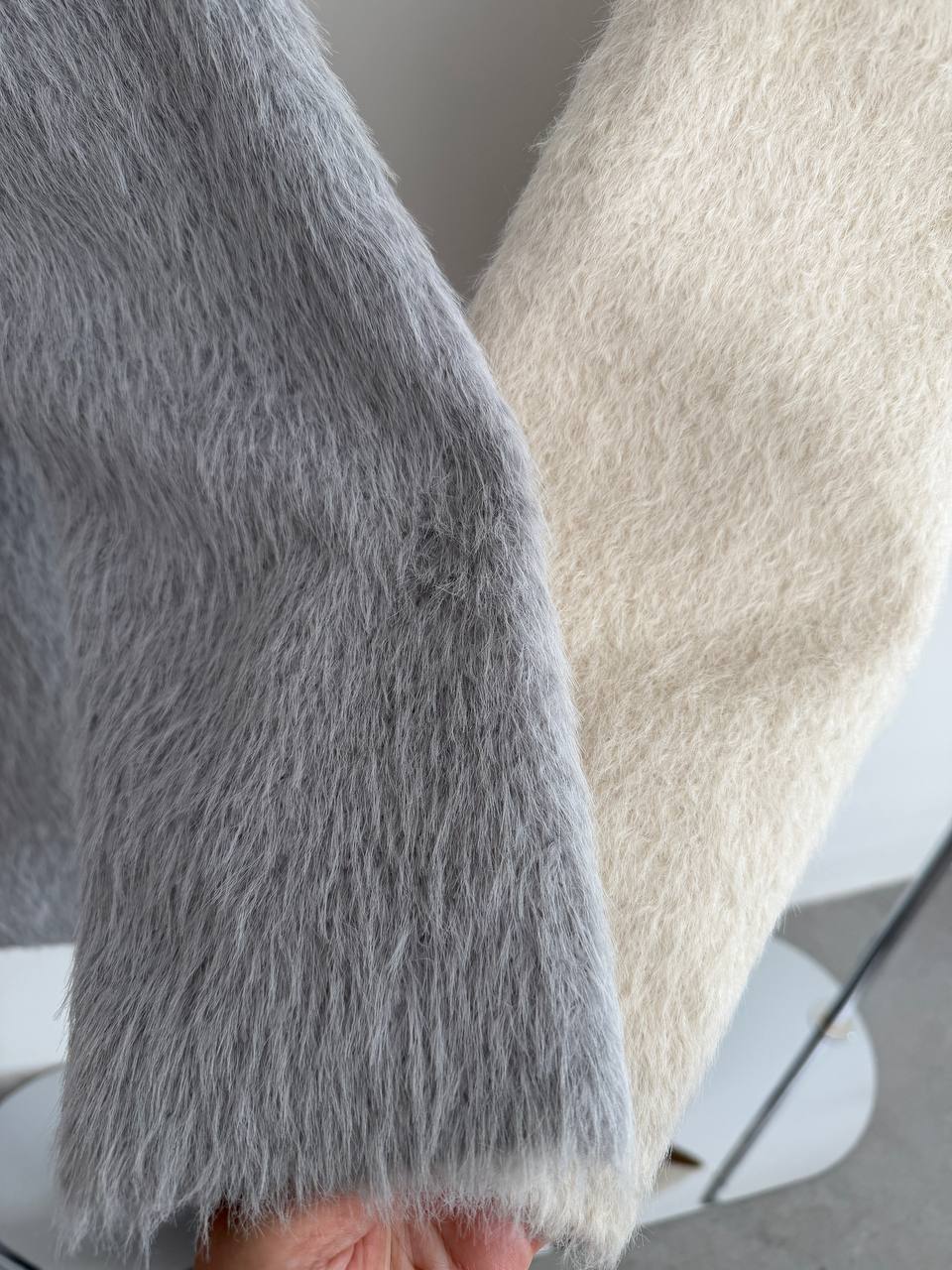 NuNu By Khloe Krem Eldivenli Tasarım Yumoş Kaban