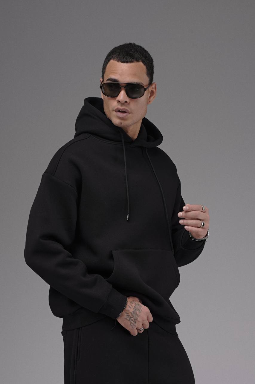 NuNu By King Oversize Siyah Erkek Eşofman Takımı