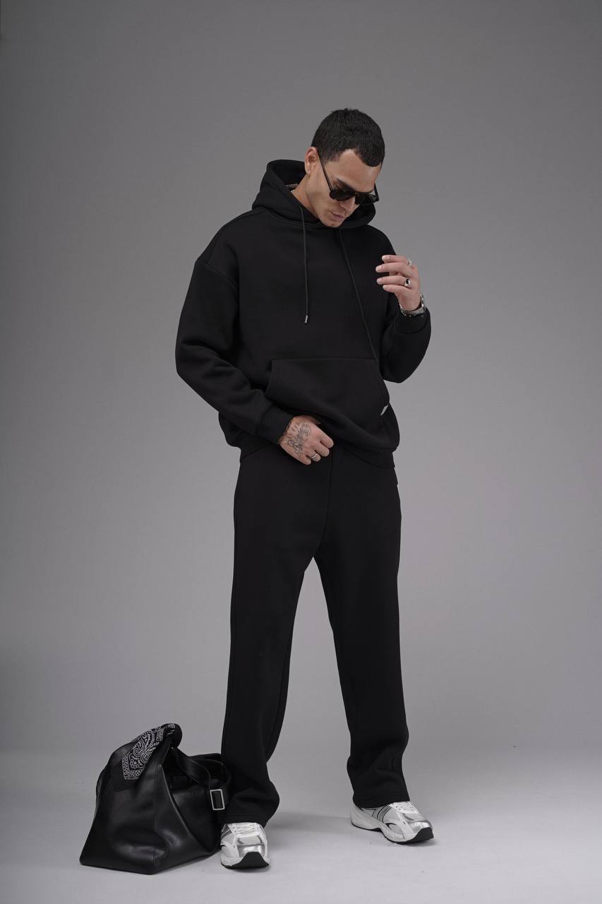NuNu By King Oversize Siyah Erkek Eşofman Takımı