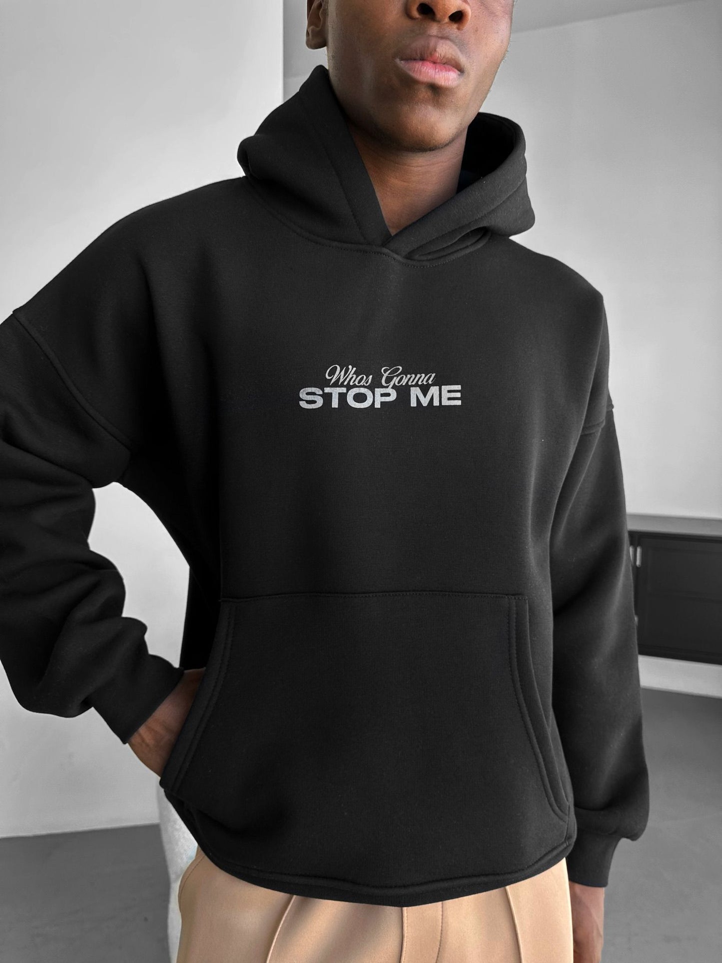 NuNU By Lagos Aslan Oversize Erkek Kapüşonlu Sweatshirt