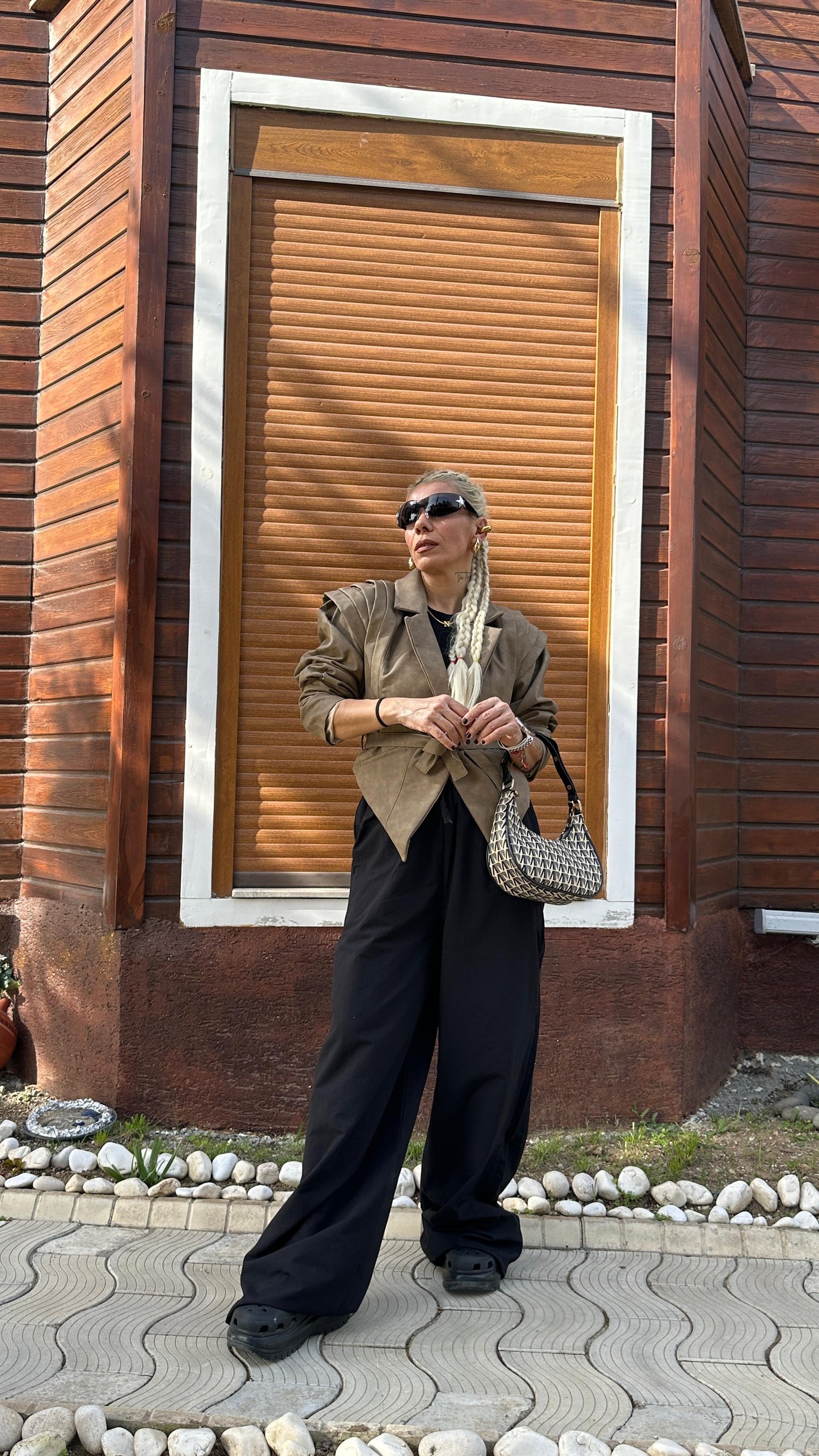 NuNu By Rustik Relax Fit Siyah Pantolon