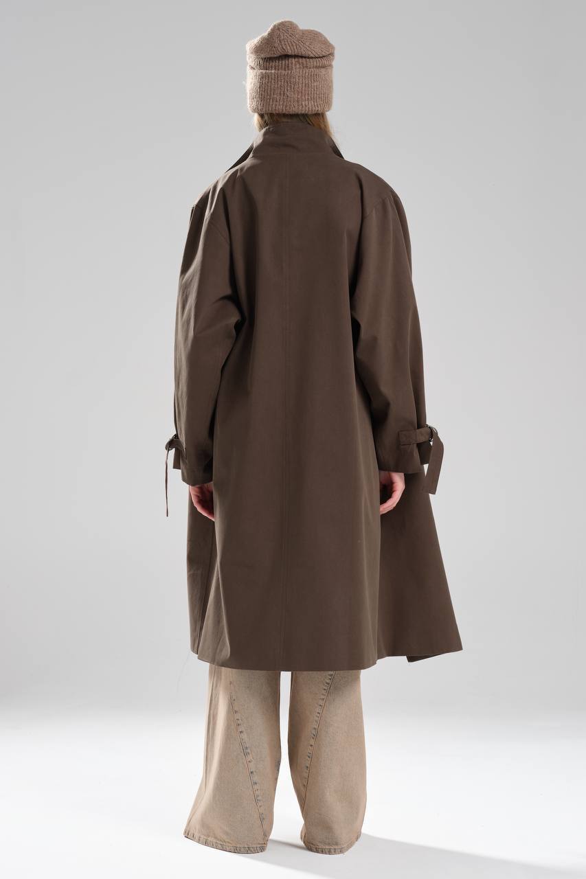 NuNu By TW Kahverengi Kadın Trench Coat