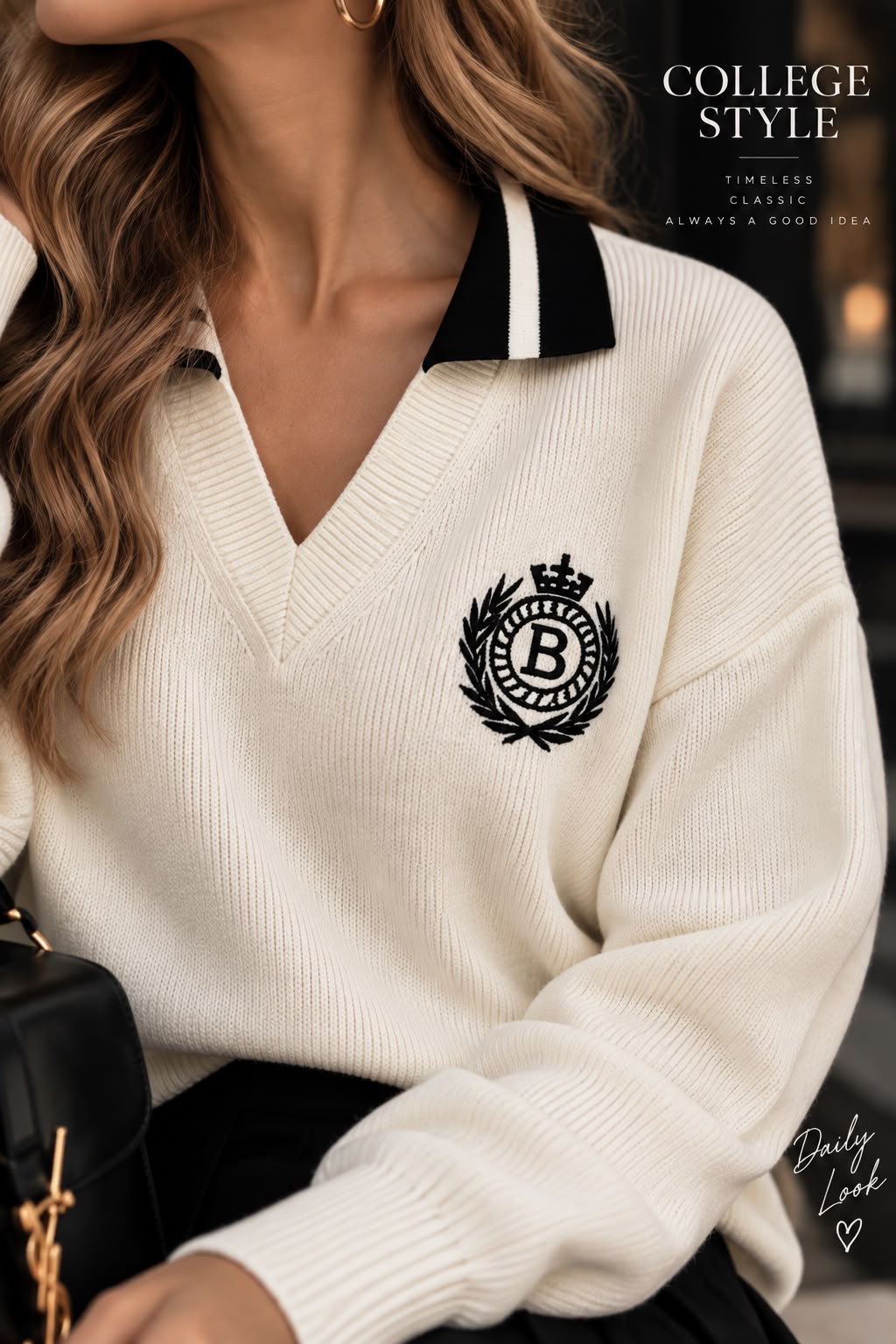 NuNu Holly Ekru Polo Yaka Kolej Kazak