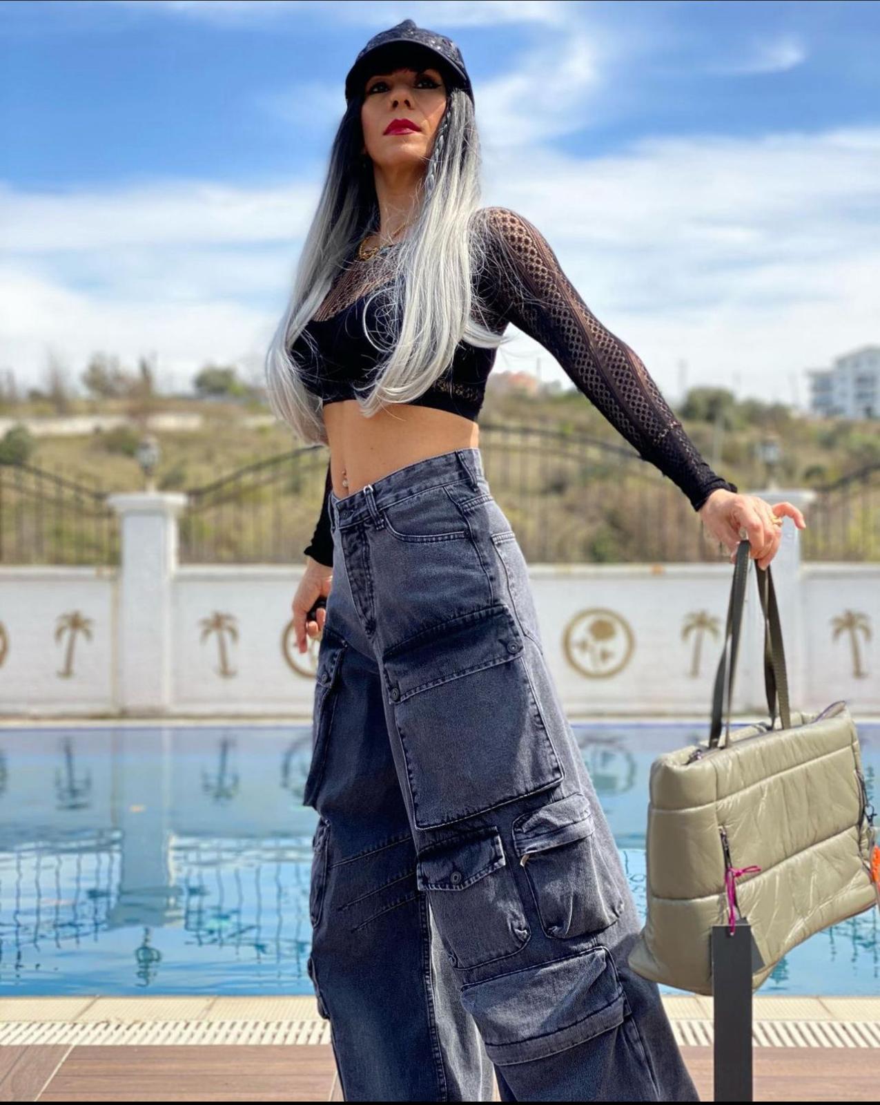 NuNu'S & Q Design Lab Haki Paraşüt Çanta