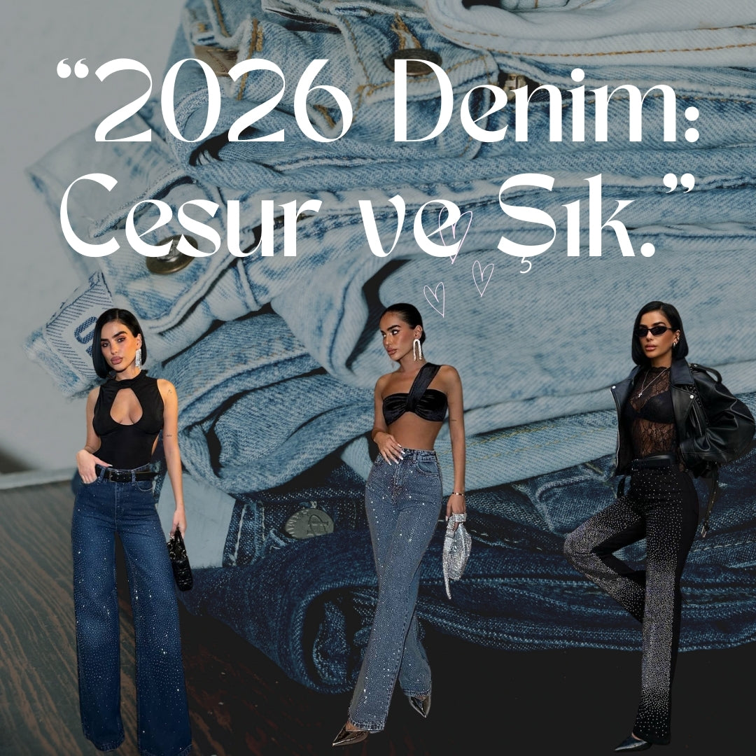 2026 Denim Trendi: Zımbalı ve Taşlı Aksesuarlı Kotlarla Güçlü Stil