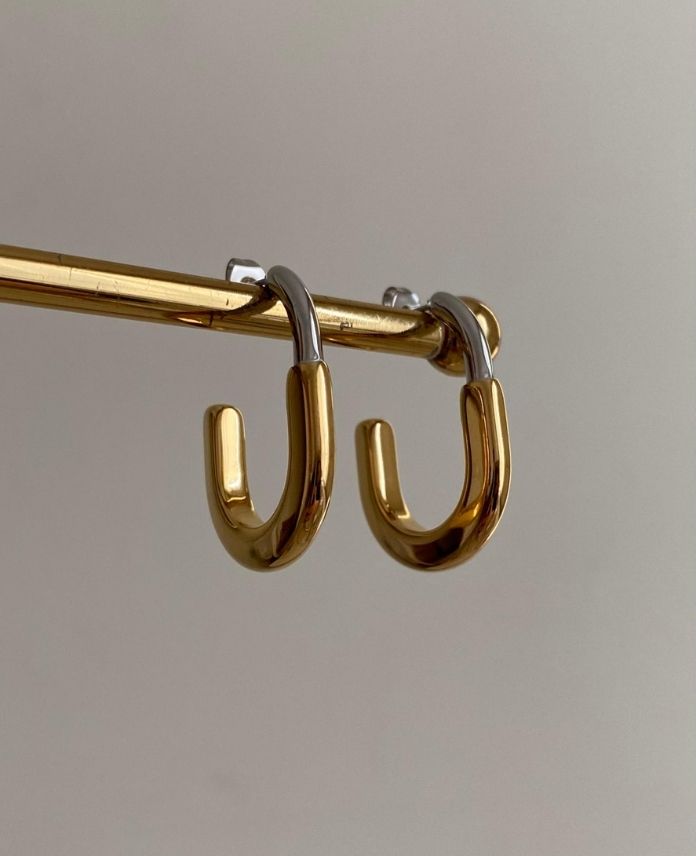 Çelik Tffny İğneli Multi Küpe Silver