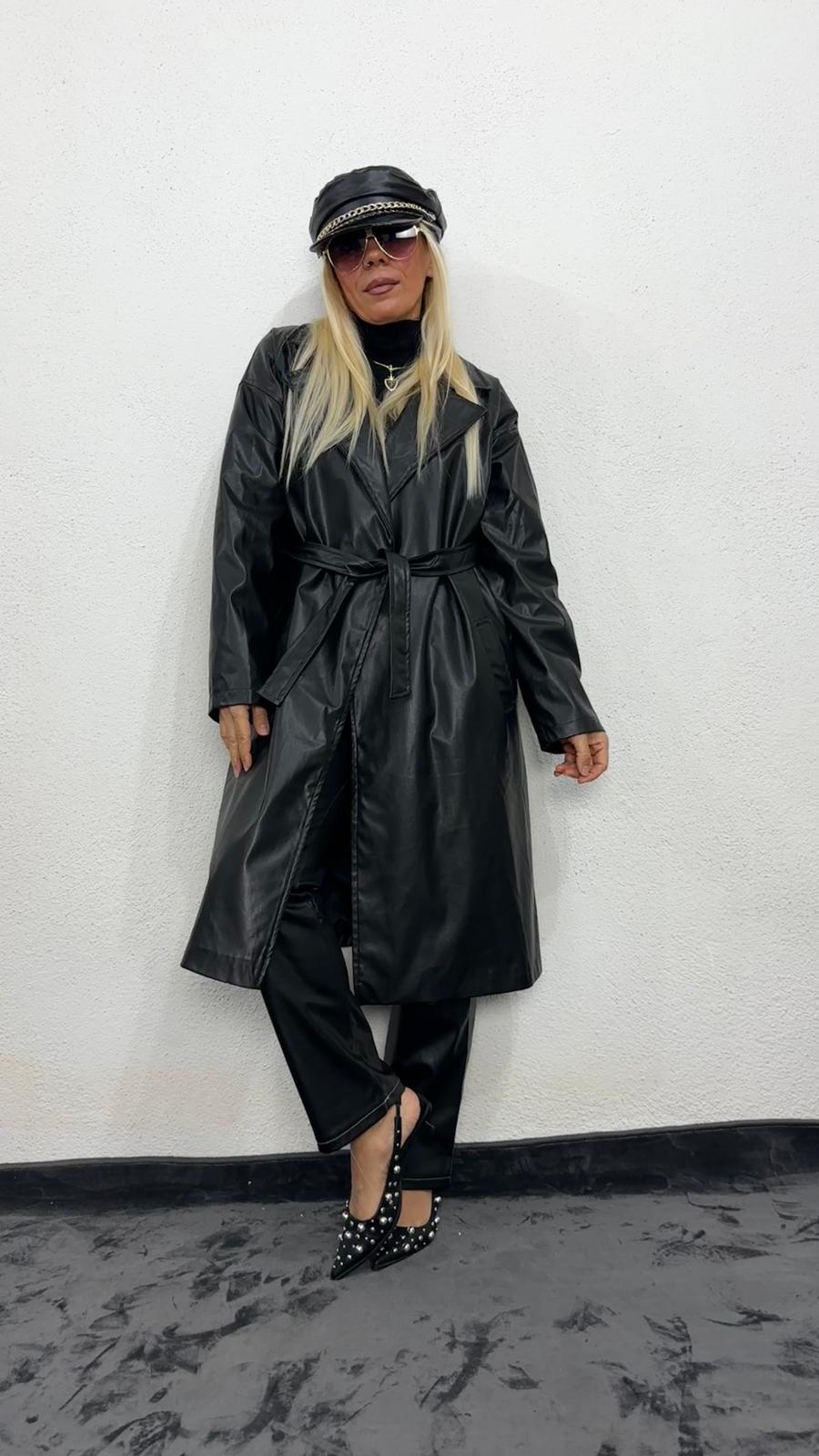 Siyah NuNu Basic Deri Ceket