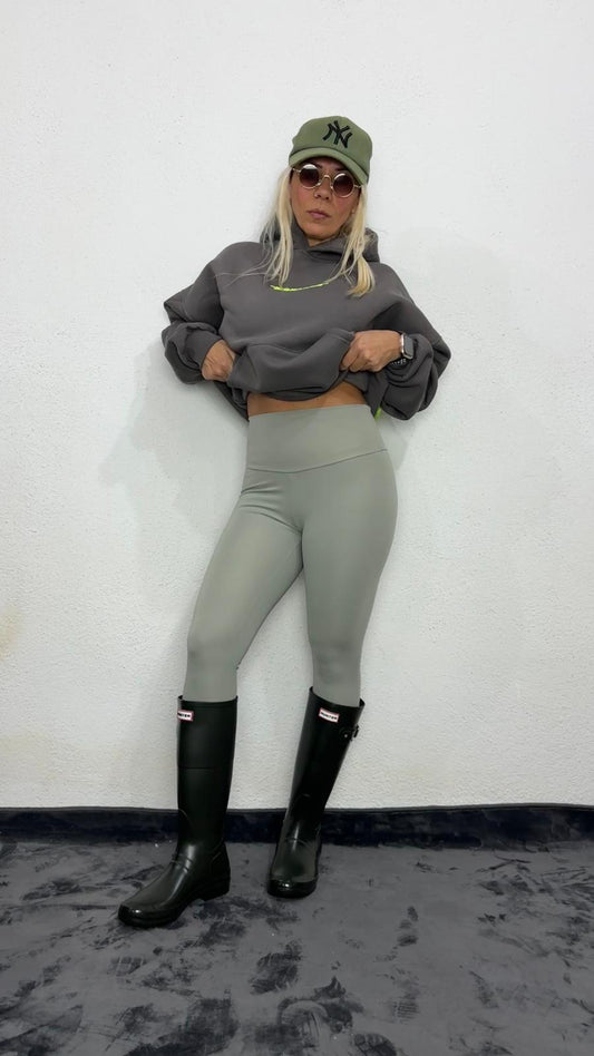 NuNu By FlexShape Su Yeşili Tayt