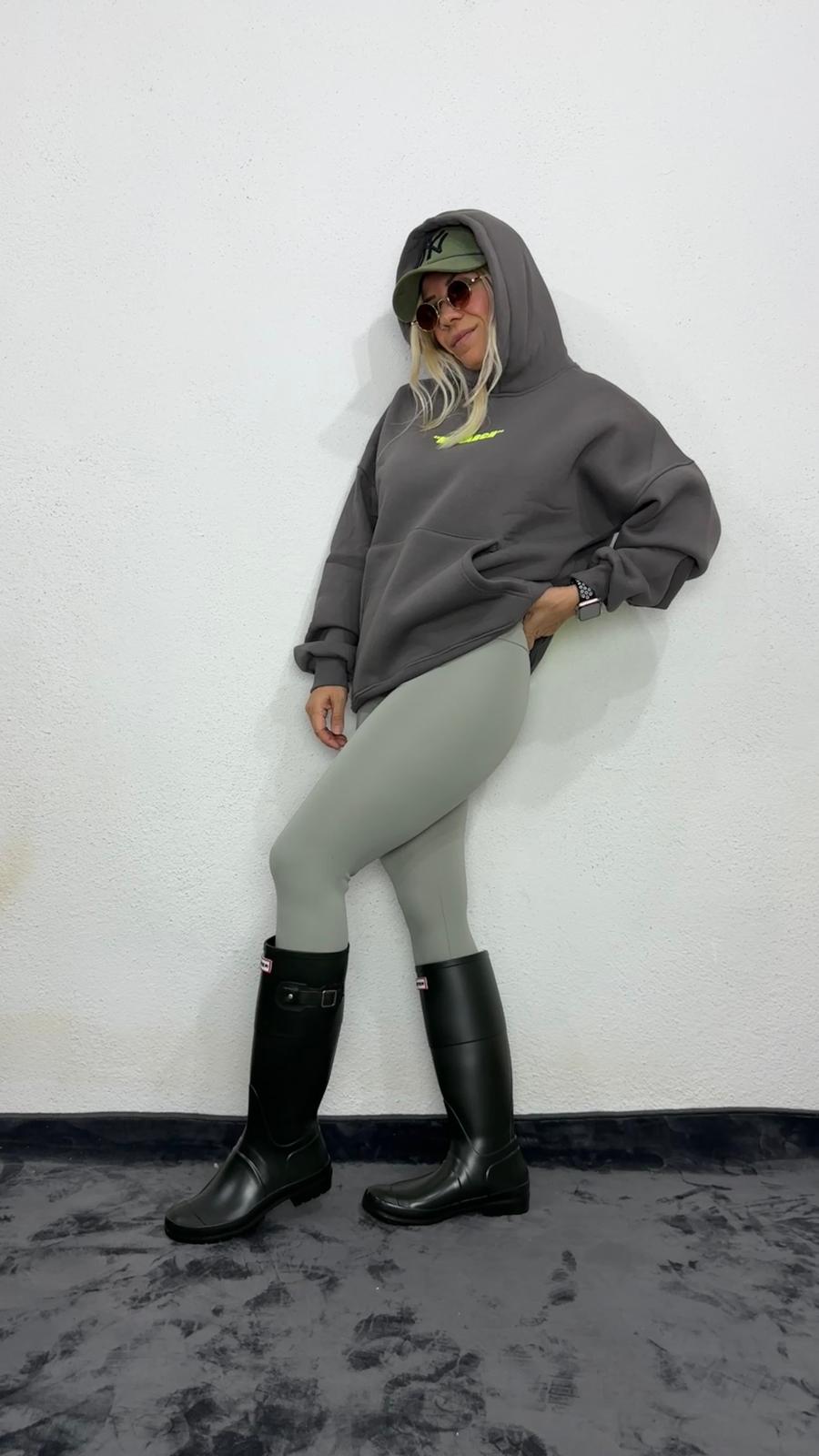 NuNu By FlexShape Su Yeşili Tayt