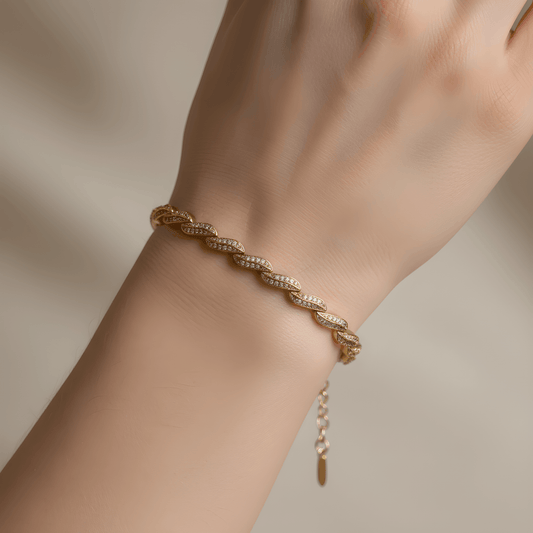 NuNu By Xuping Sarmal Line Taşlı Bileklik