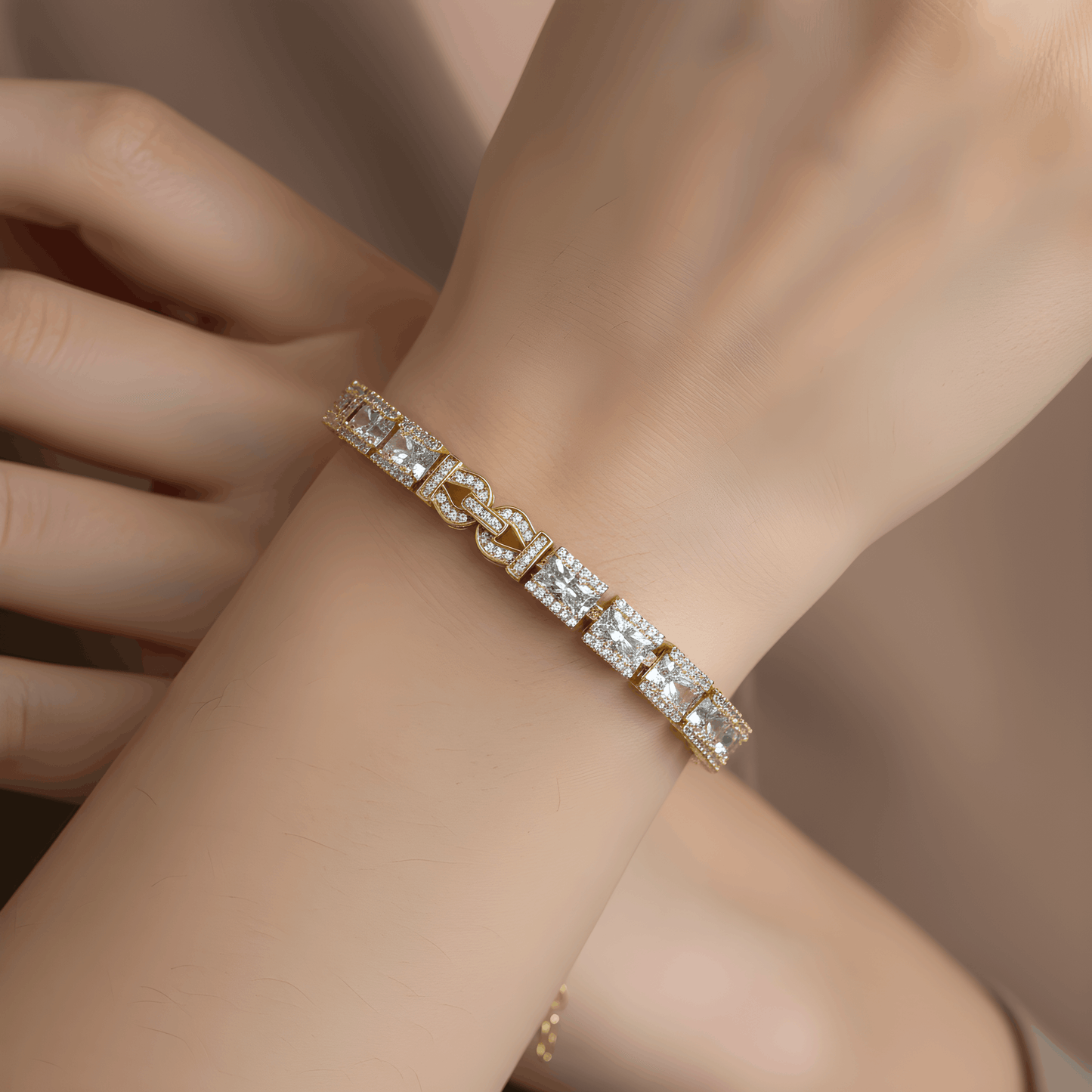 NuNu By Xuping Dörtgen Düğüm Model Bileklik