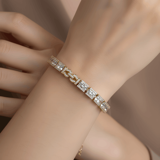 NuNu By Xuping Dörtgen Düğüm Model Bileklik
