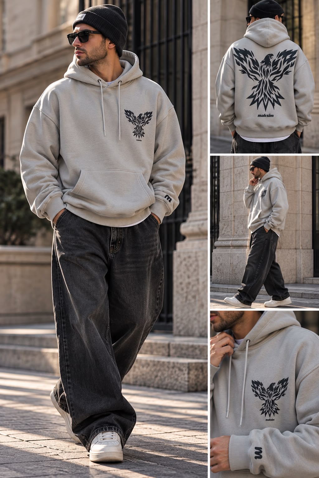 NuNu By Phoenix Oversize Unisex Sweatshirt