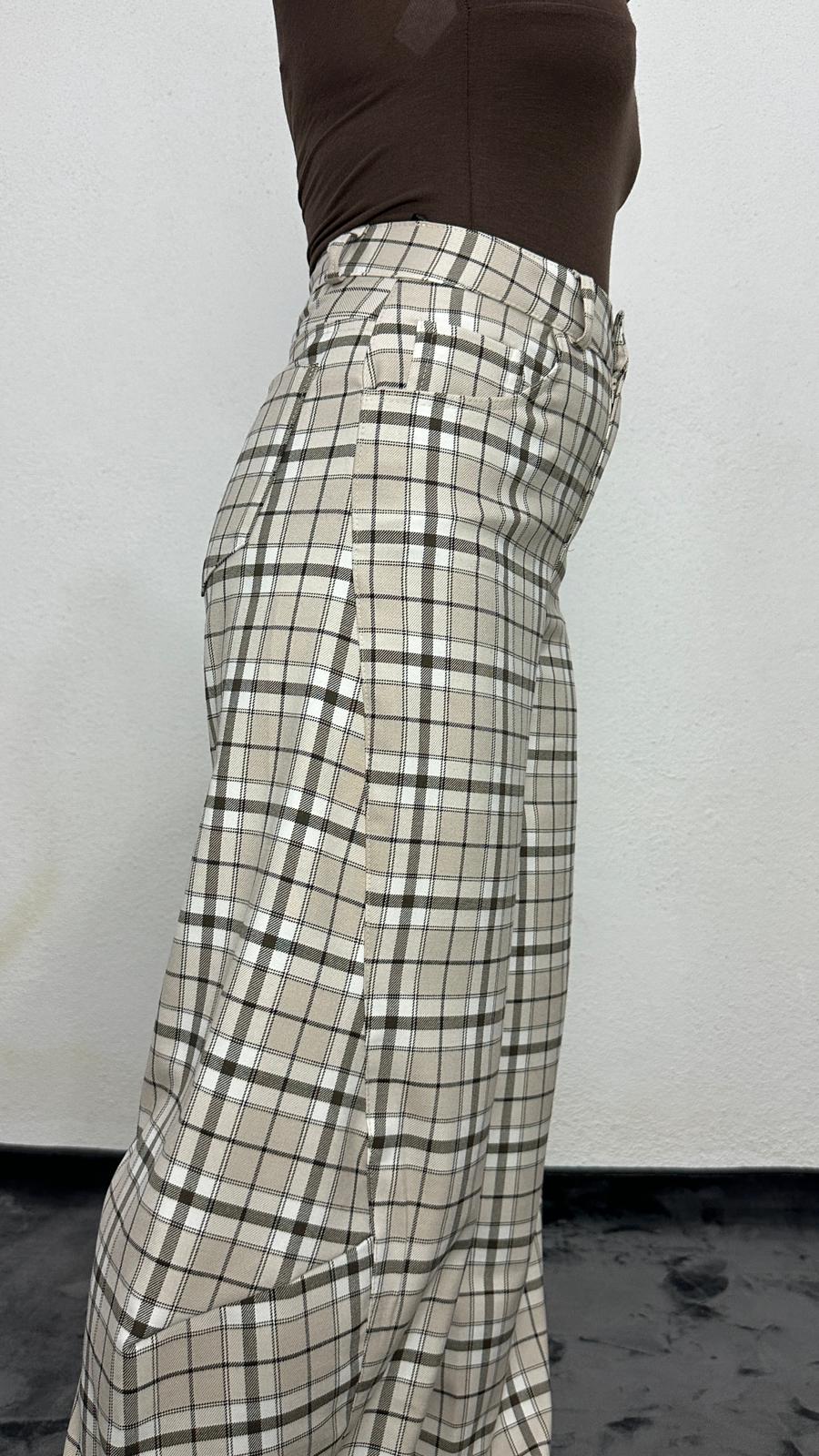 NuNU By Krem Ekose Balon Fit Kumaş Pantolon