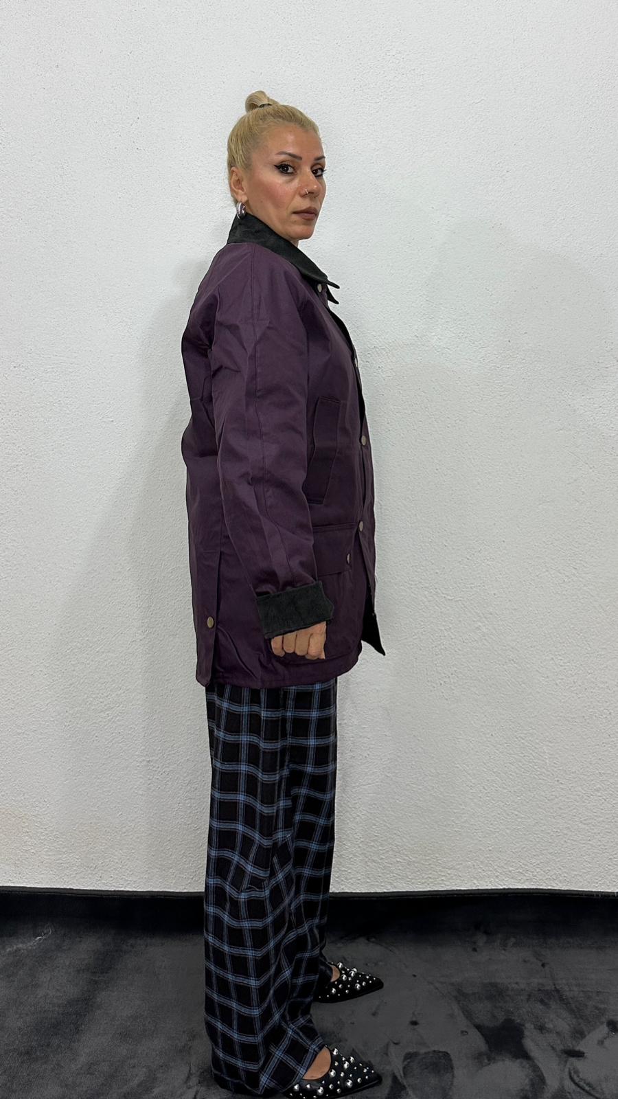 NuNu By Mumlu Görünümlü Mor Parka