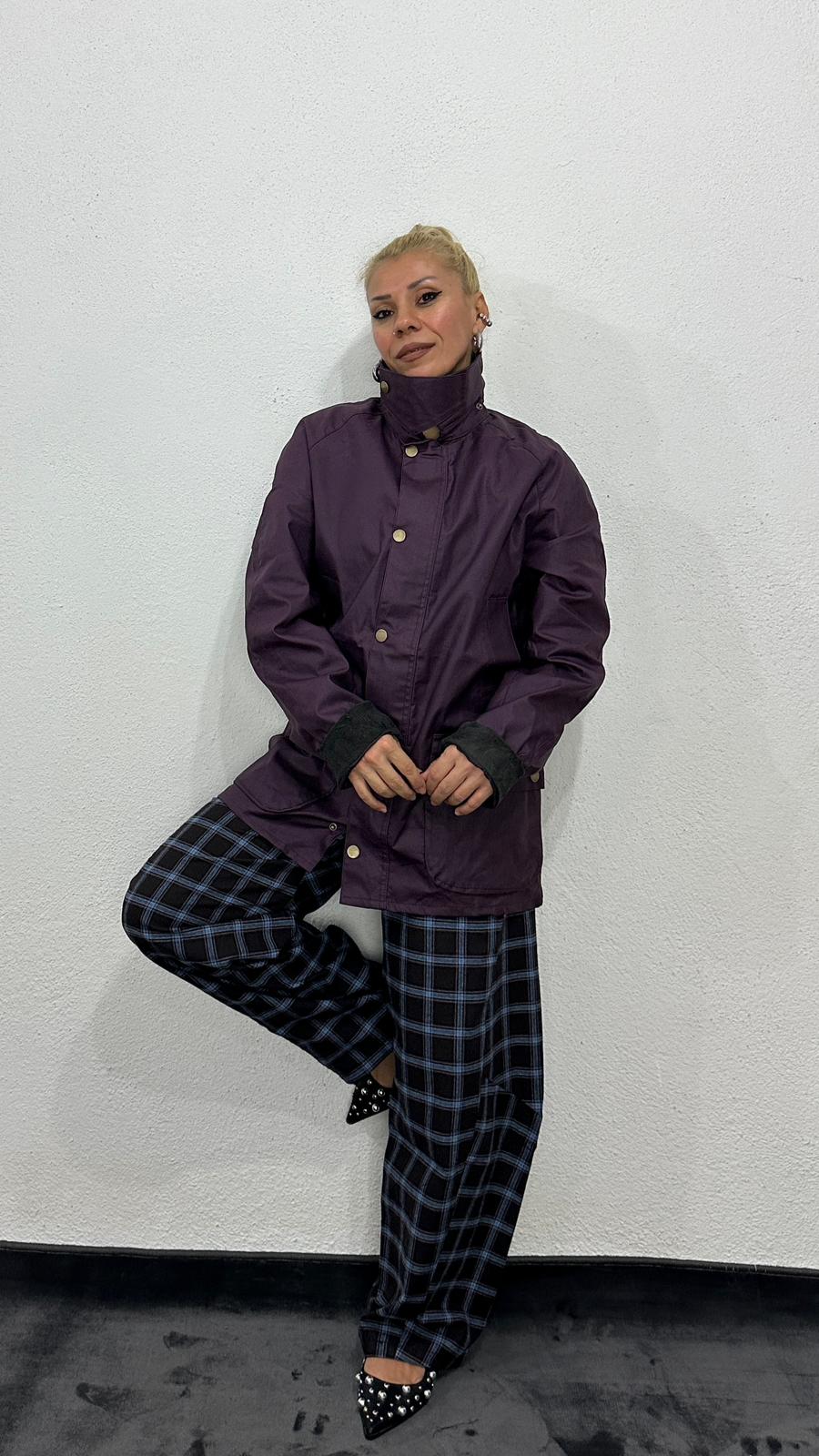 NuNu By Mumlu Görünümlü Mor Parka