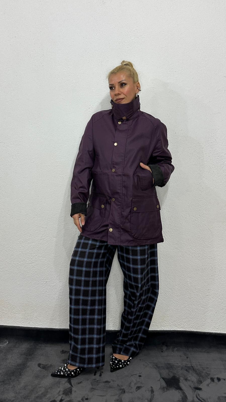 NuNu By Mumlu Görünümlü Mor Parka