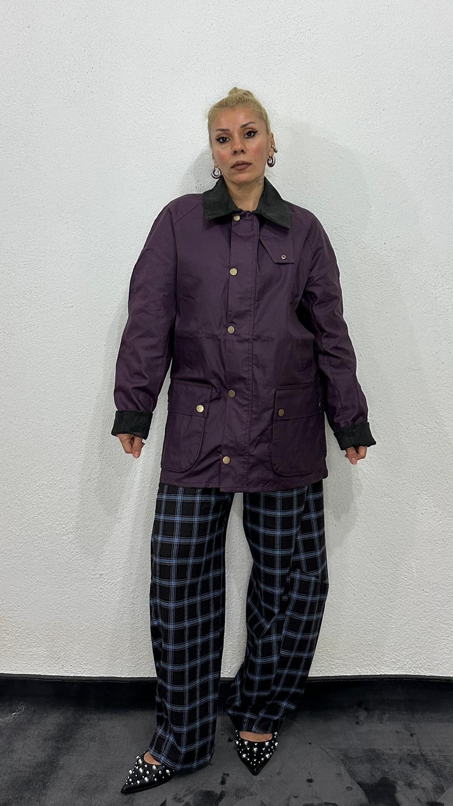 NuNu By Mumlu Görünümlü Mor Parka