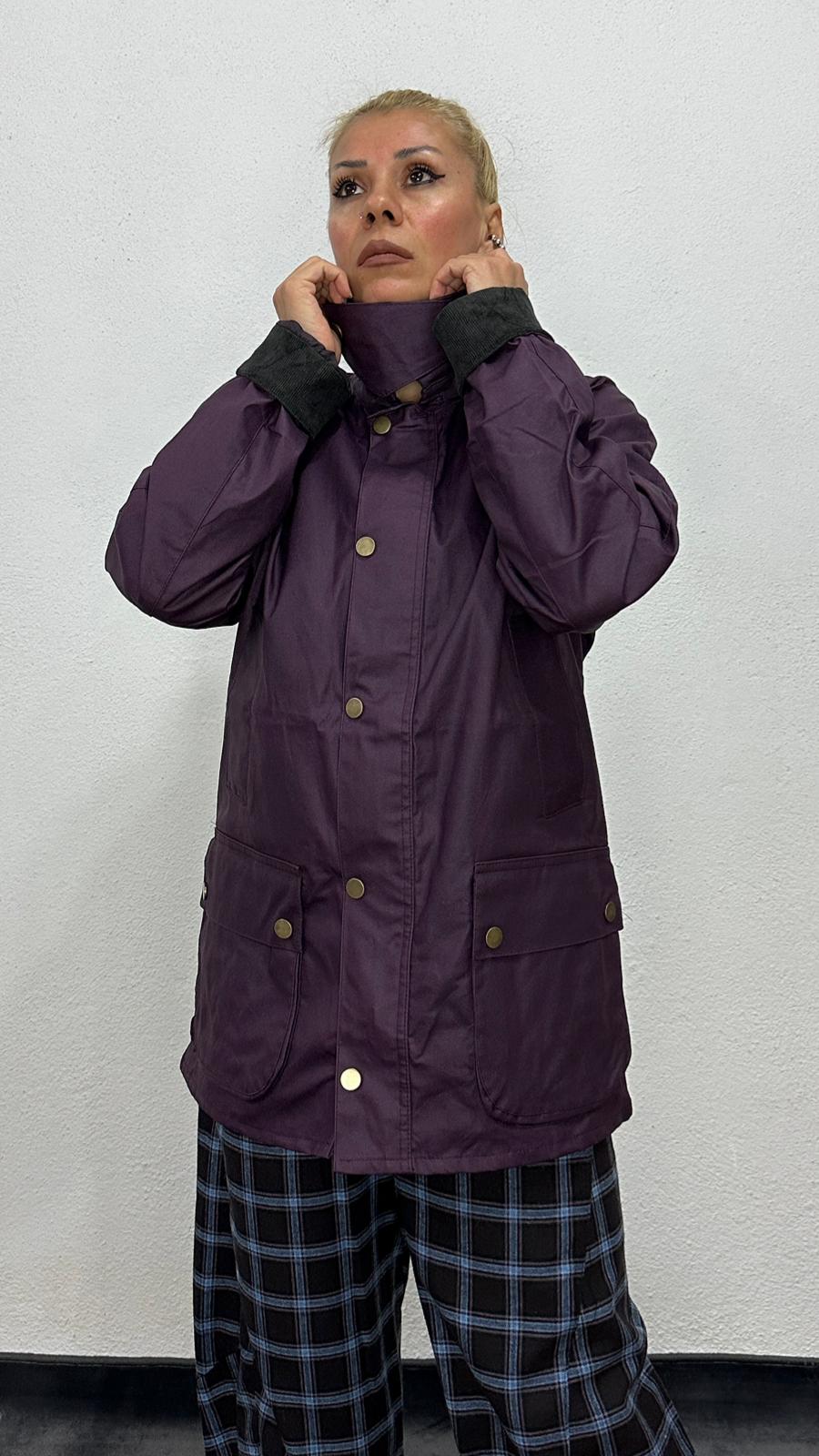 NuNu By Mumlu Görünümlü Mor Parka