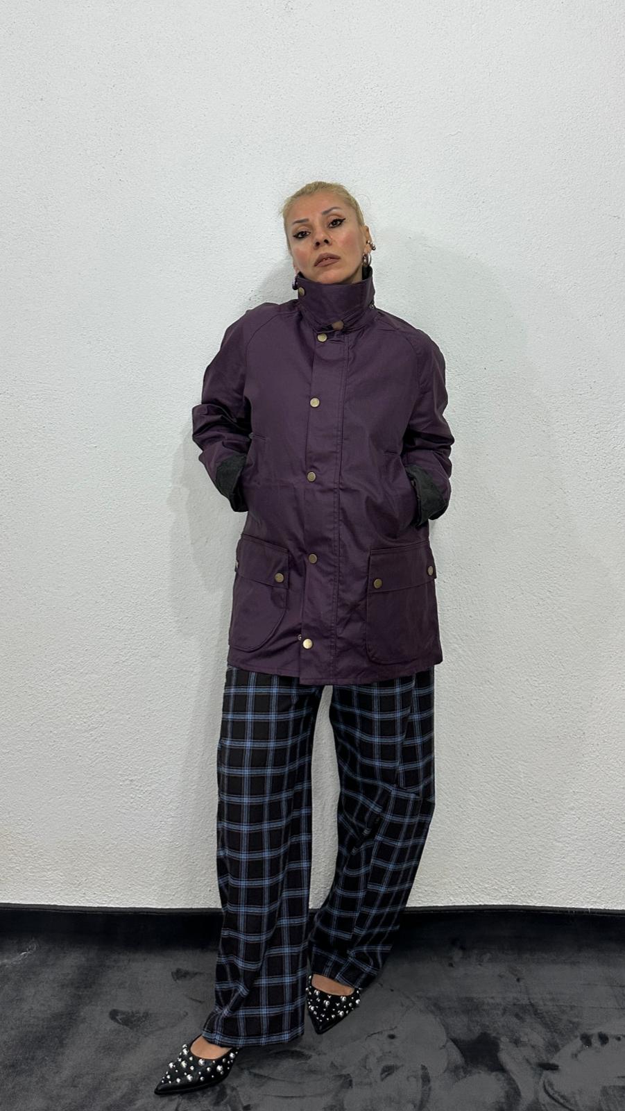 NuNu By Mumlu Görünümlü Mor Parka