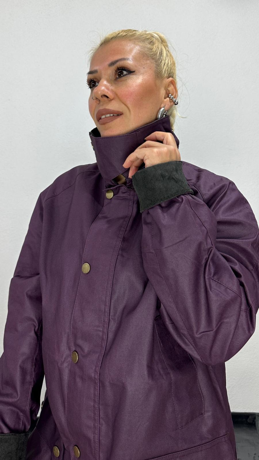 NuNu By Mumlu Görünümlü Mor Parka