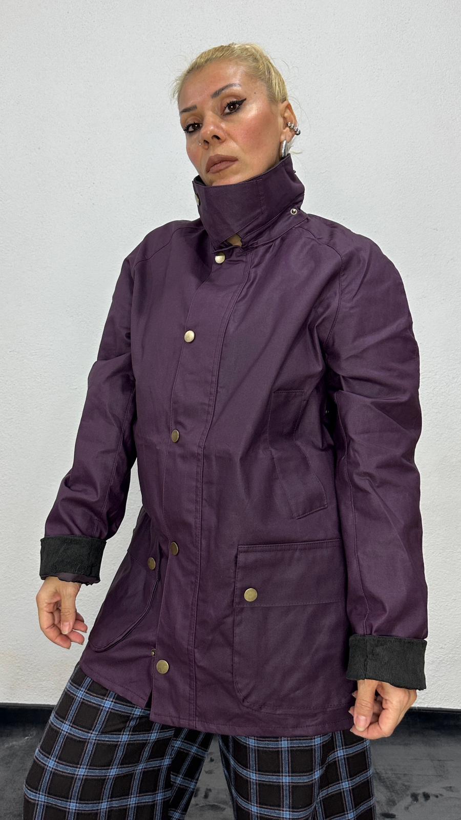 NuNu By Mumlu Görünümlü Mor Parka