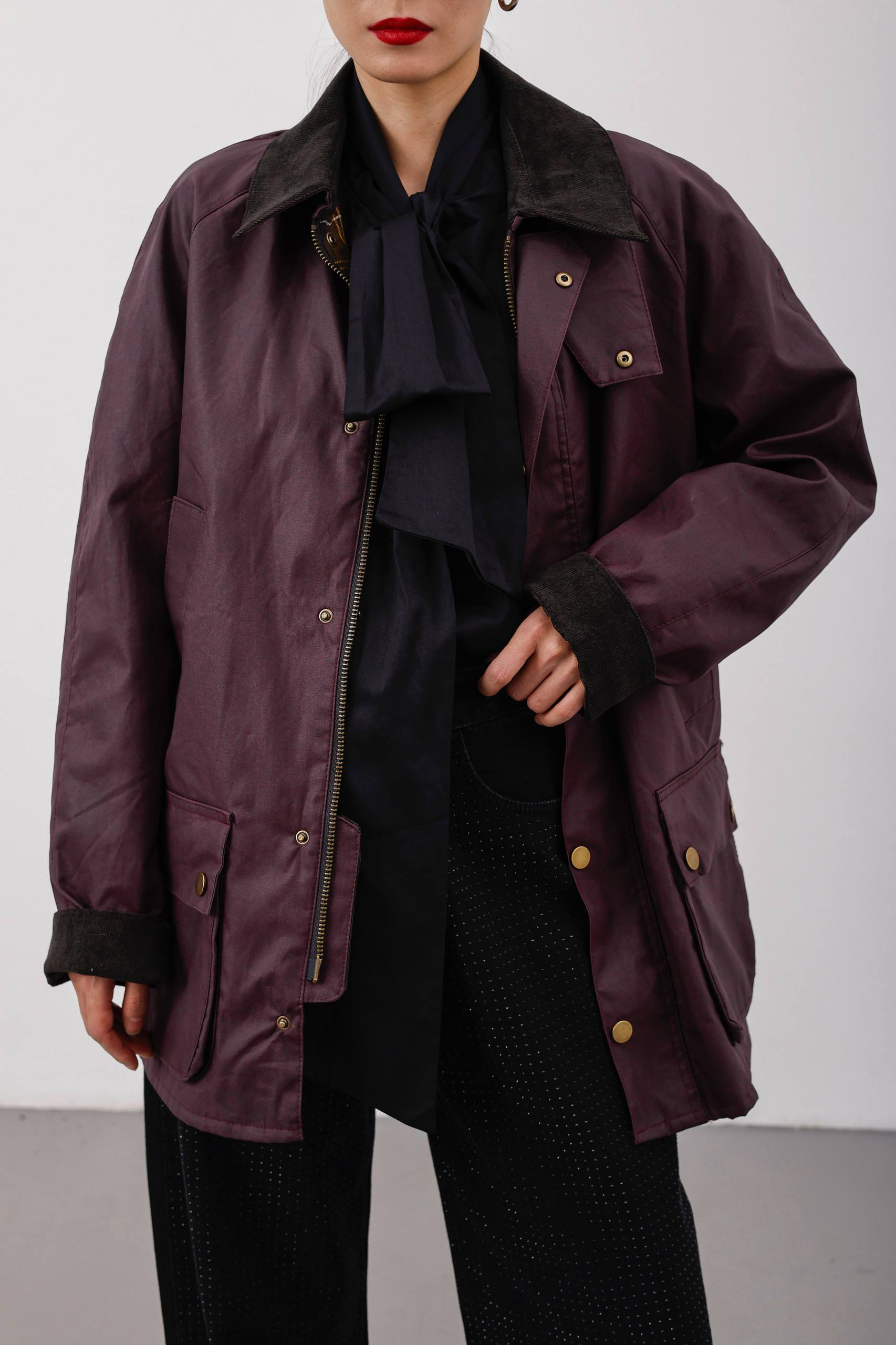 NuNu By Mumlu Görünümlü Mor Parka