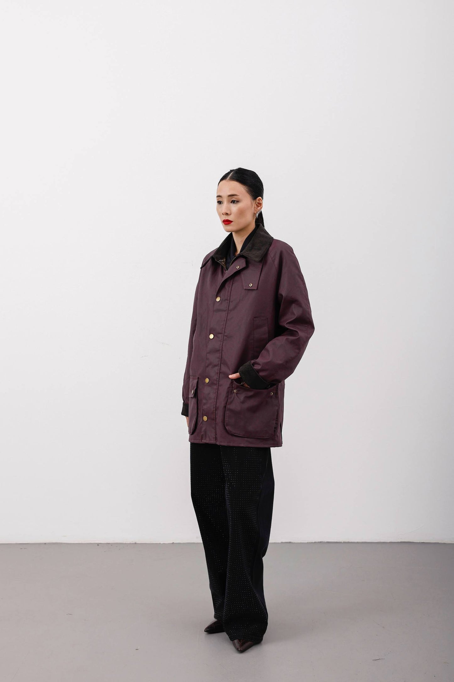 NuNu By Mumlu Görünümlü Mor Parka L