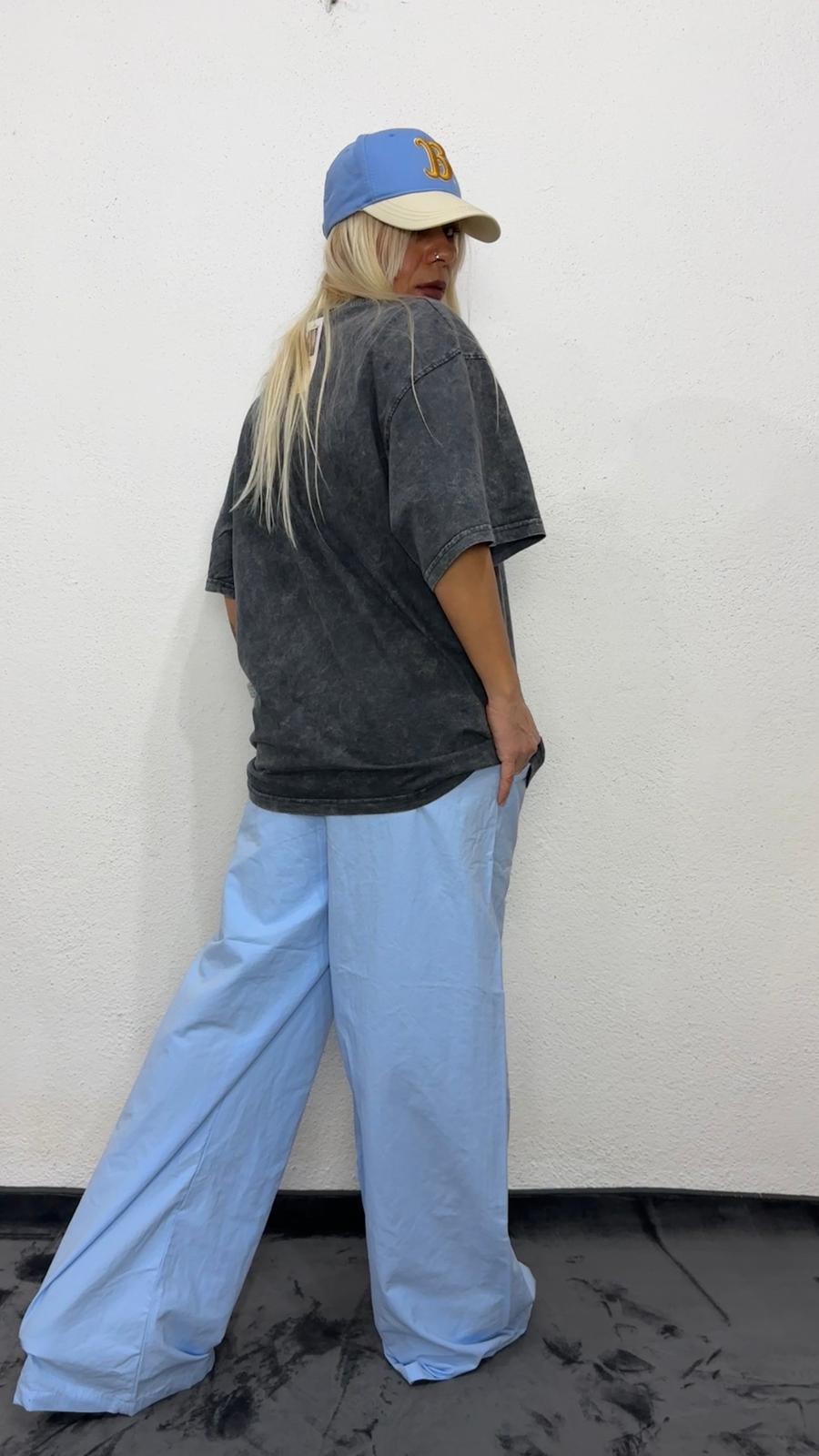 NuNu By 2026 Mood Oversize Antrasit Yıkama Tshirt
