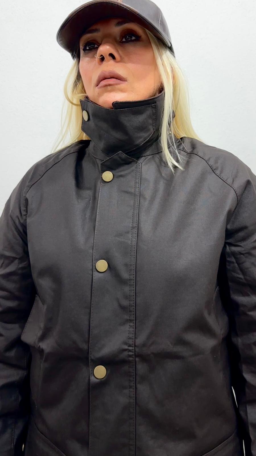 NuNu By Barbour İlhamlı Acı Kahve Oversize Mont